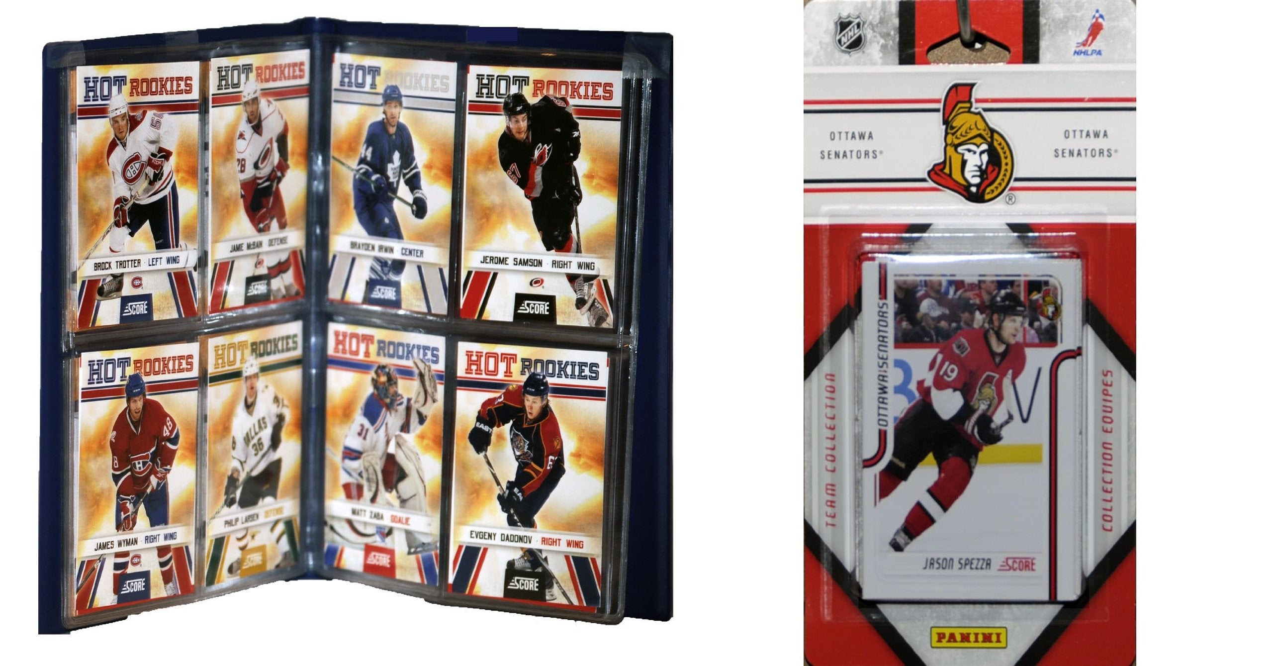 NHL Ottawa Senators Licensed 2011 Score Team Set and Storage Album