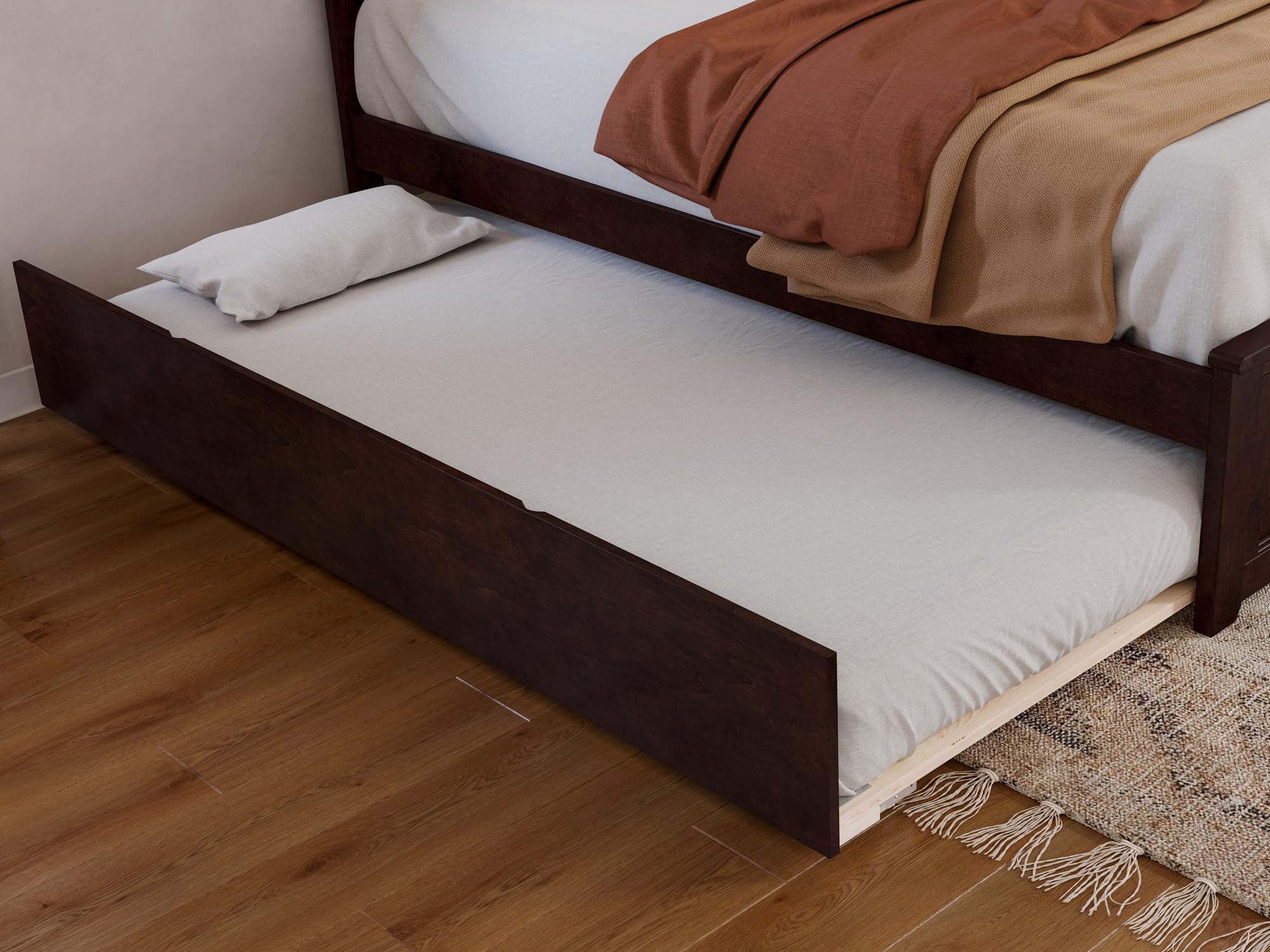 Urban Trundle Bed Twin Extra Long in Espresso