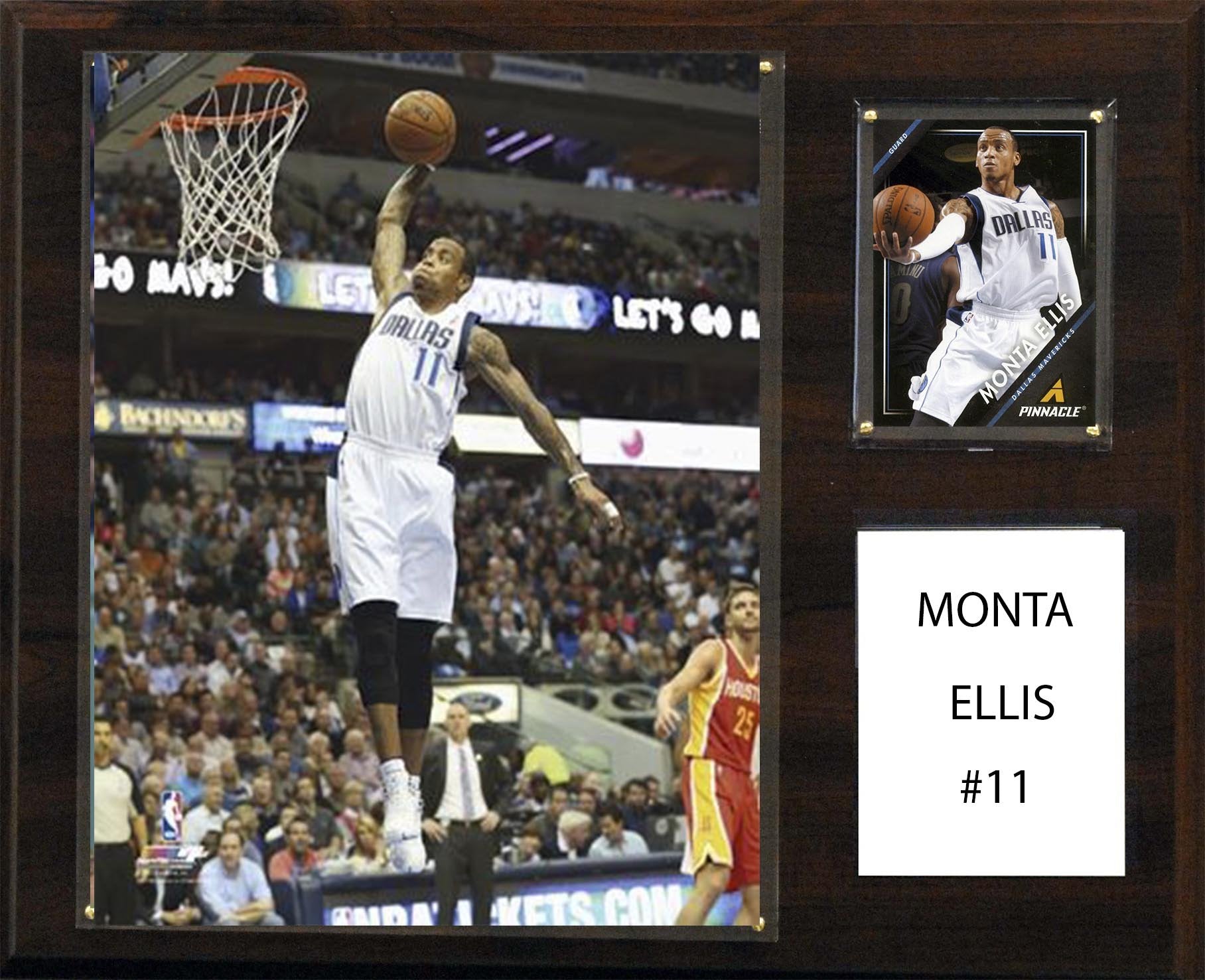 NBA 12x15″ Monta Ellis Dallas Mavericks Player Plaque
