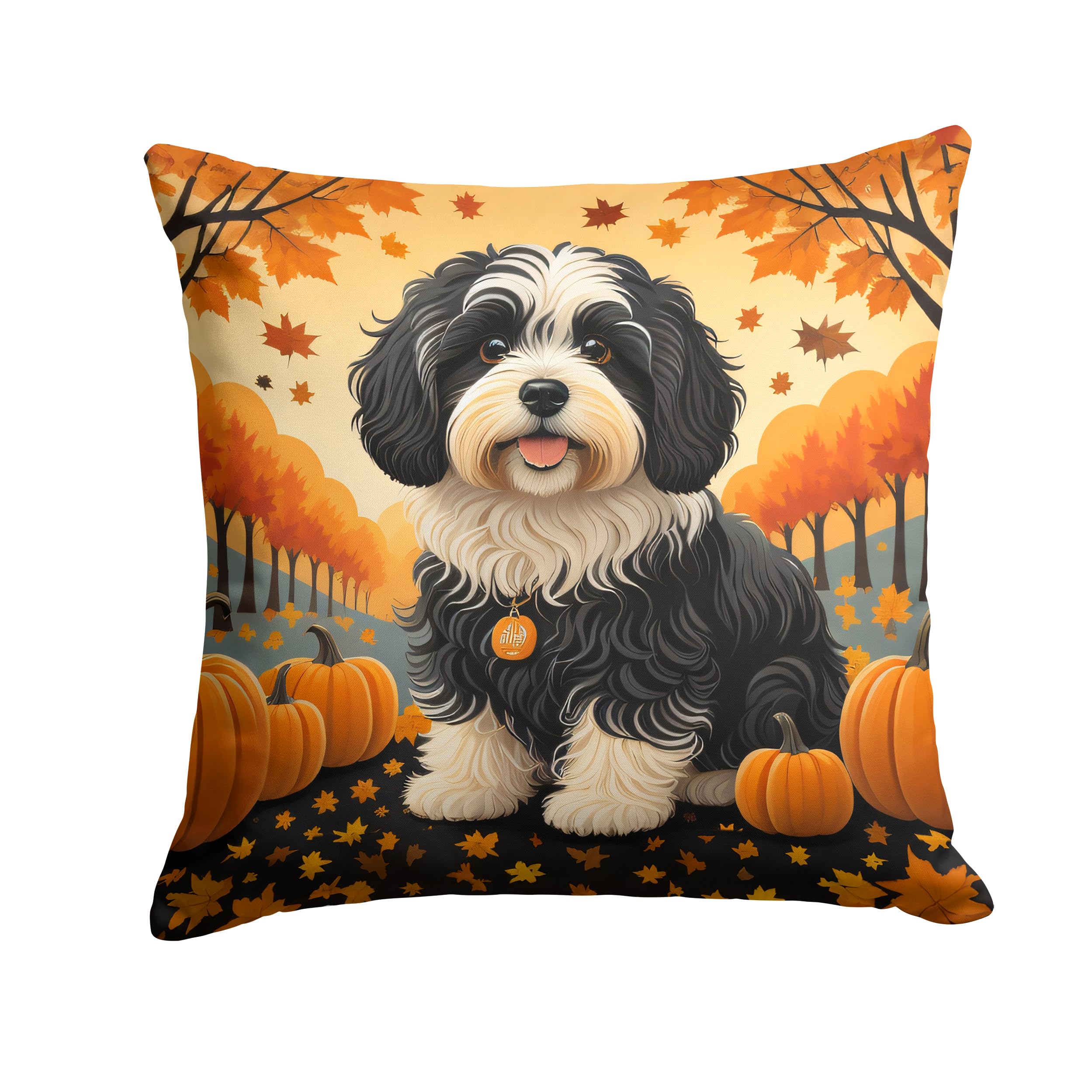 Havanese Fall Throw Pillow