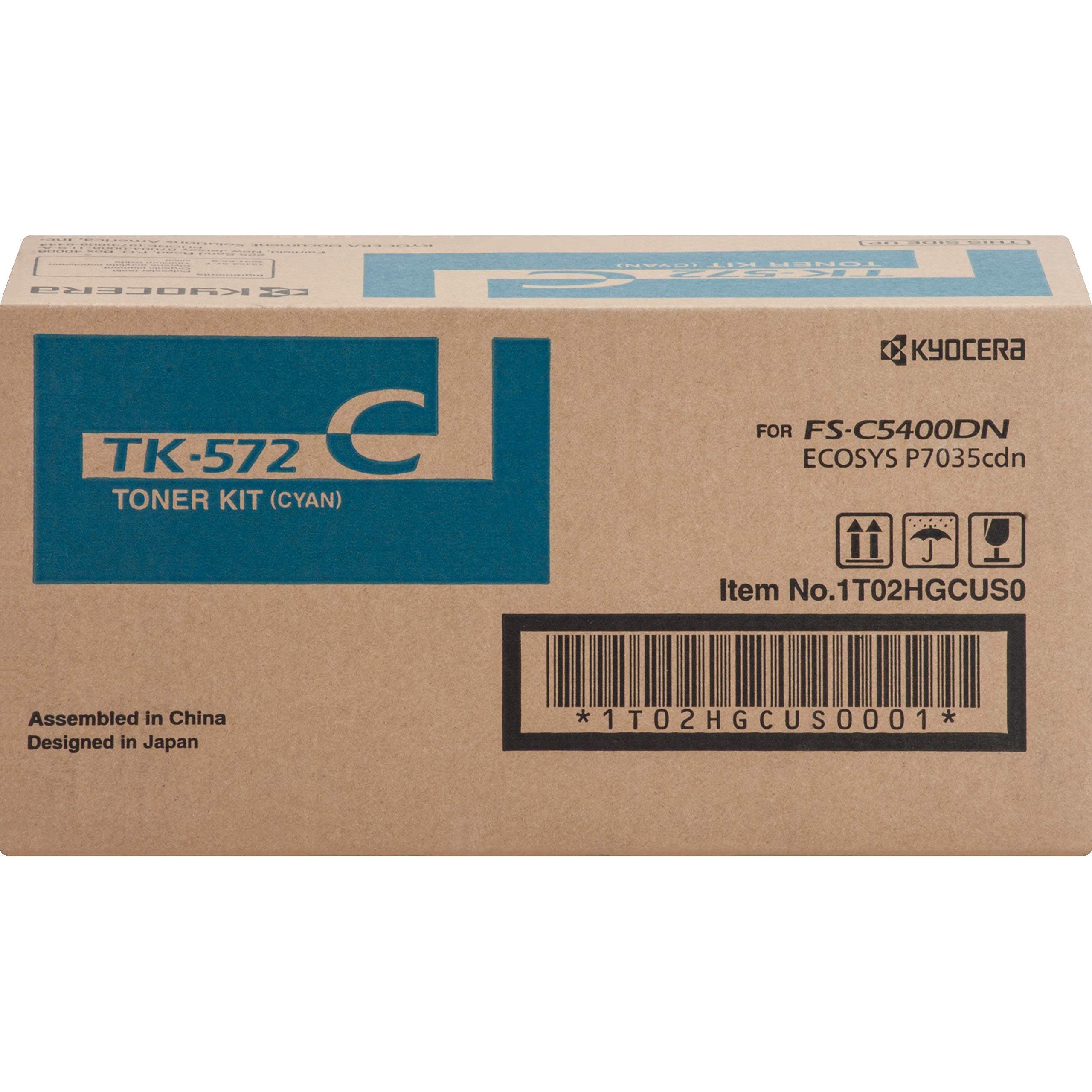 KYOCERA FS-C5400DN 1-TK572 SD CYAN TONER, 12k yield