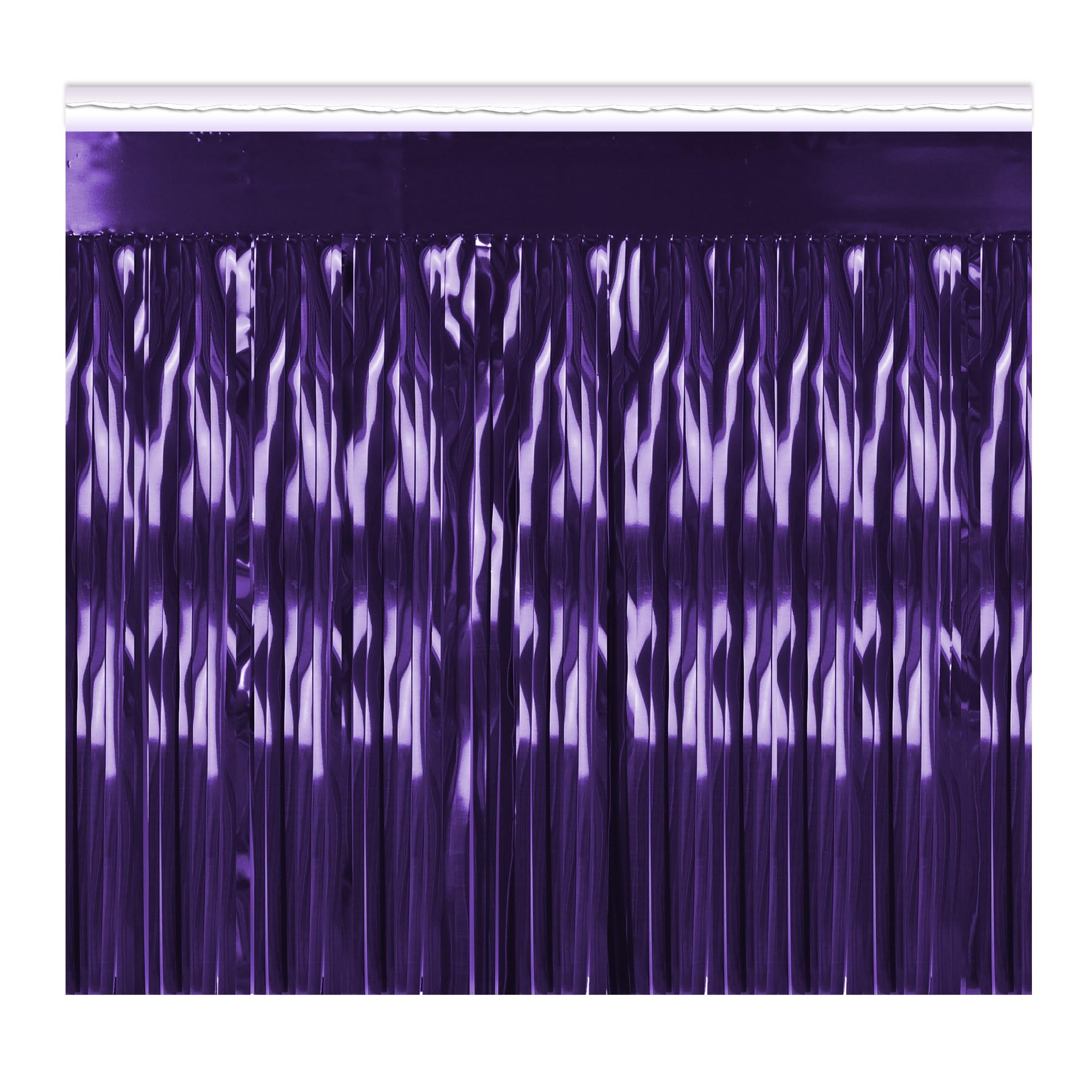 Pkgd 1-Ply FR Metallic Fringe Drape