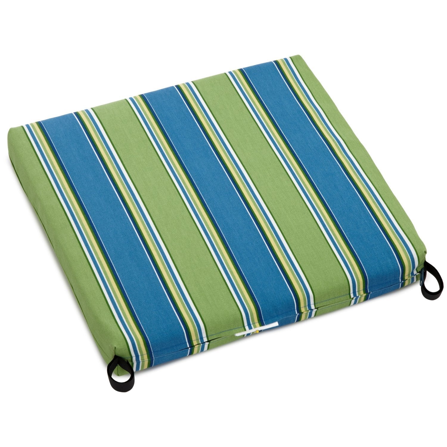 20-inch by 19-inch Spun Polyester Chair Cushion  - Haliwell Caribbean