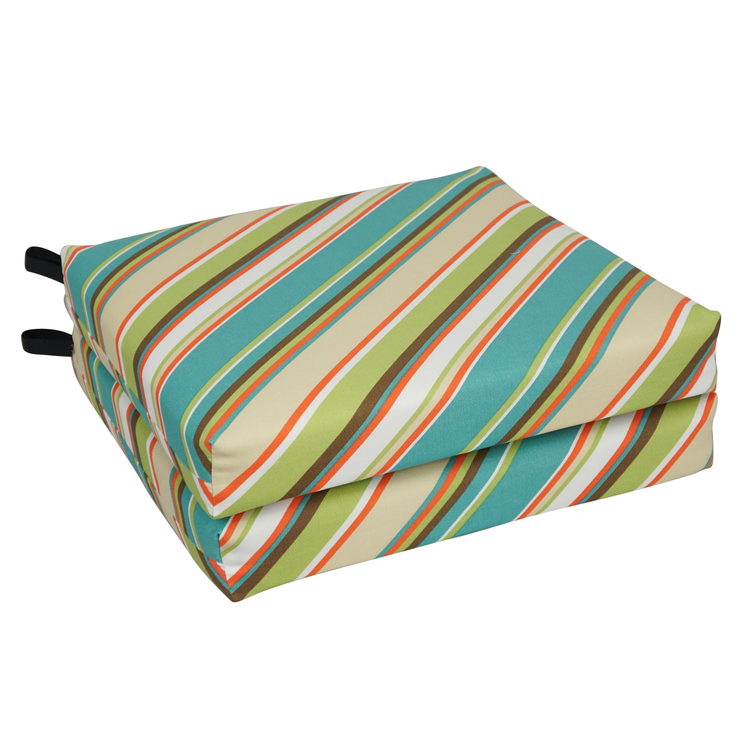 20-inch by 19-inch Patterned Outdoor Chair Cushions (Set of 2)  93454-2CH-OD-103