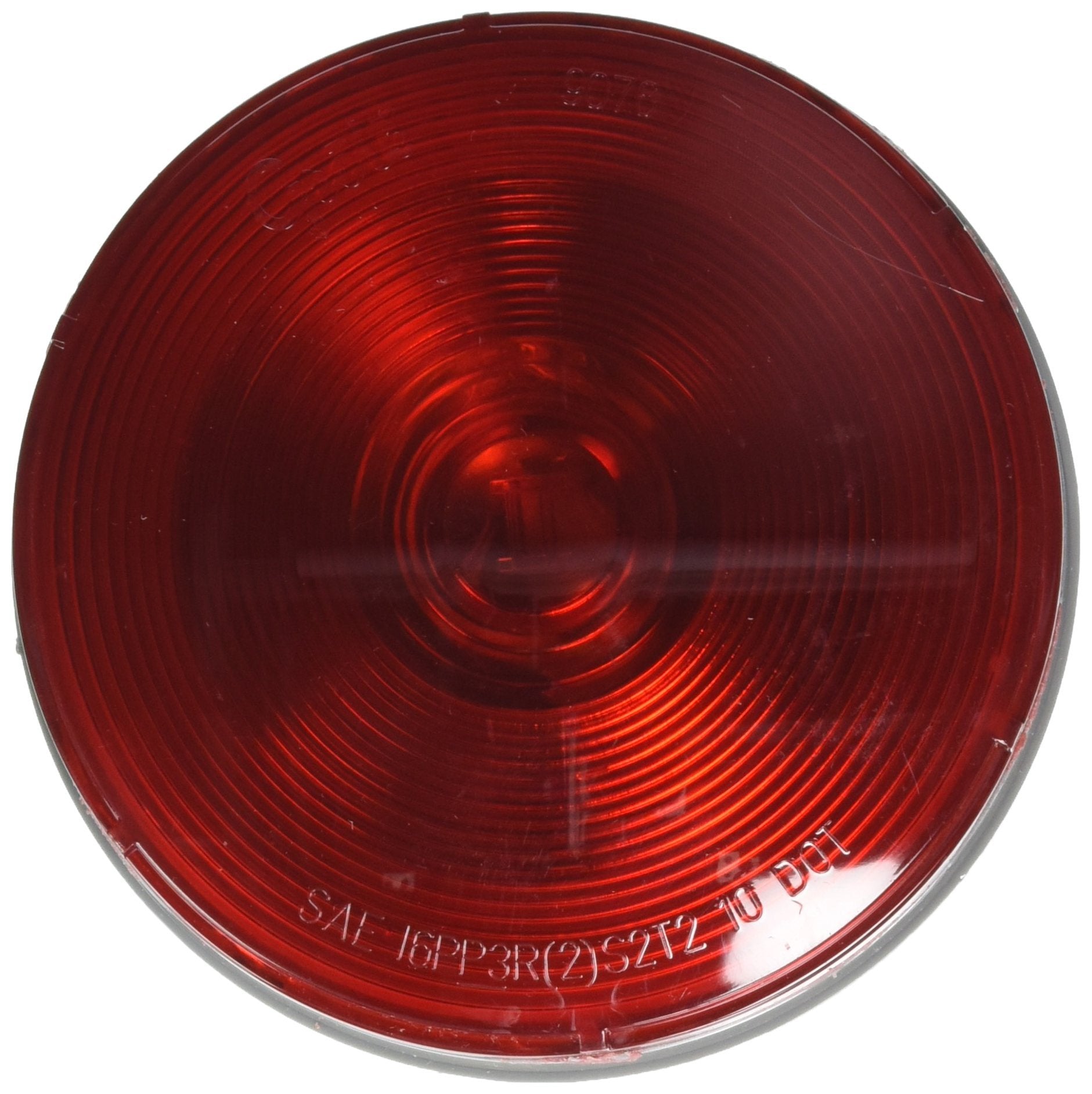 4.25-Inch Sealed Grote-Style Stop Turn Tail Light Red Replacement Lens
