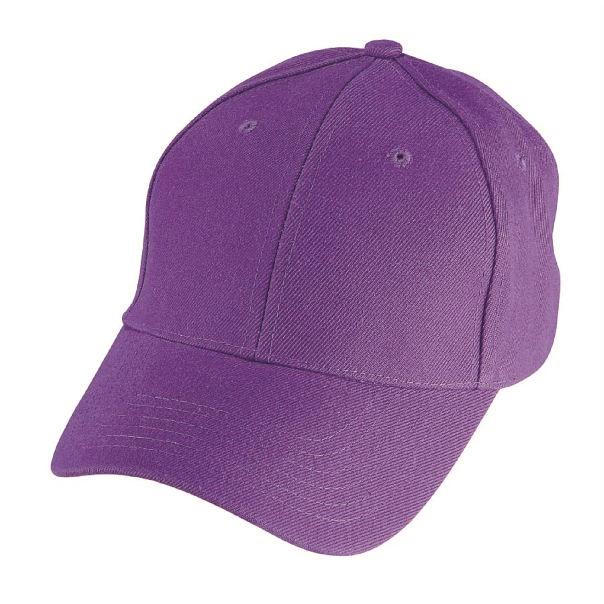 BASEBALL CAP-ADULT-WOOL-PURPLE