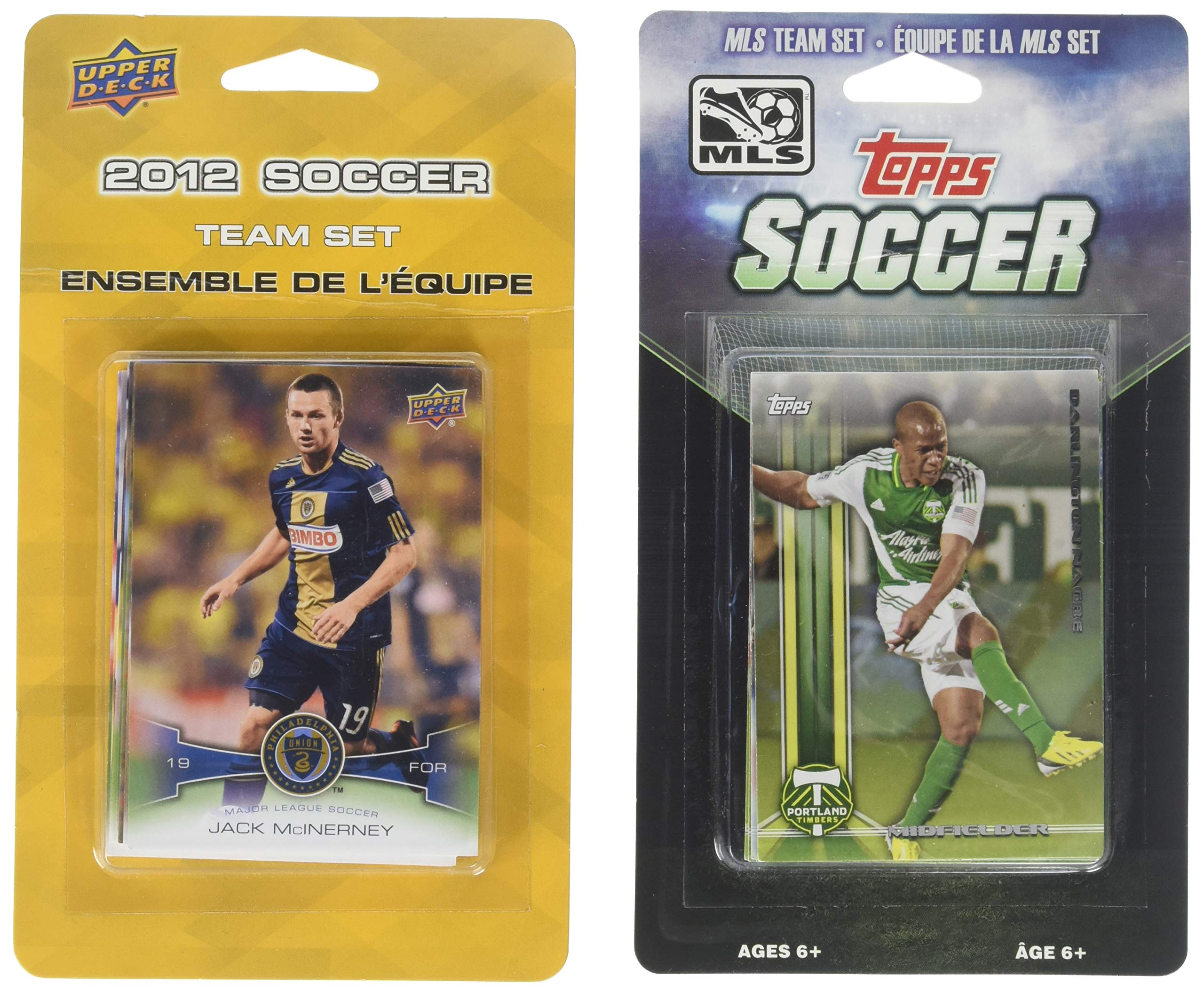 MLS Philadelphia Union 2 Different Licensed Trading Card Team Sets