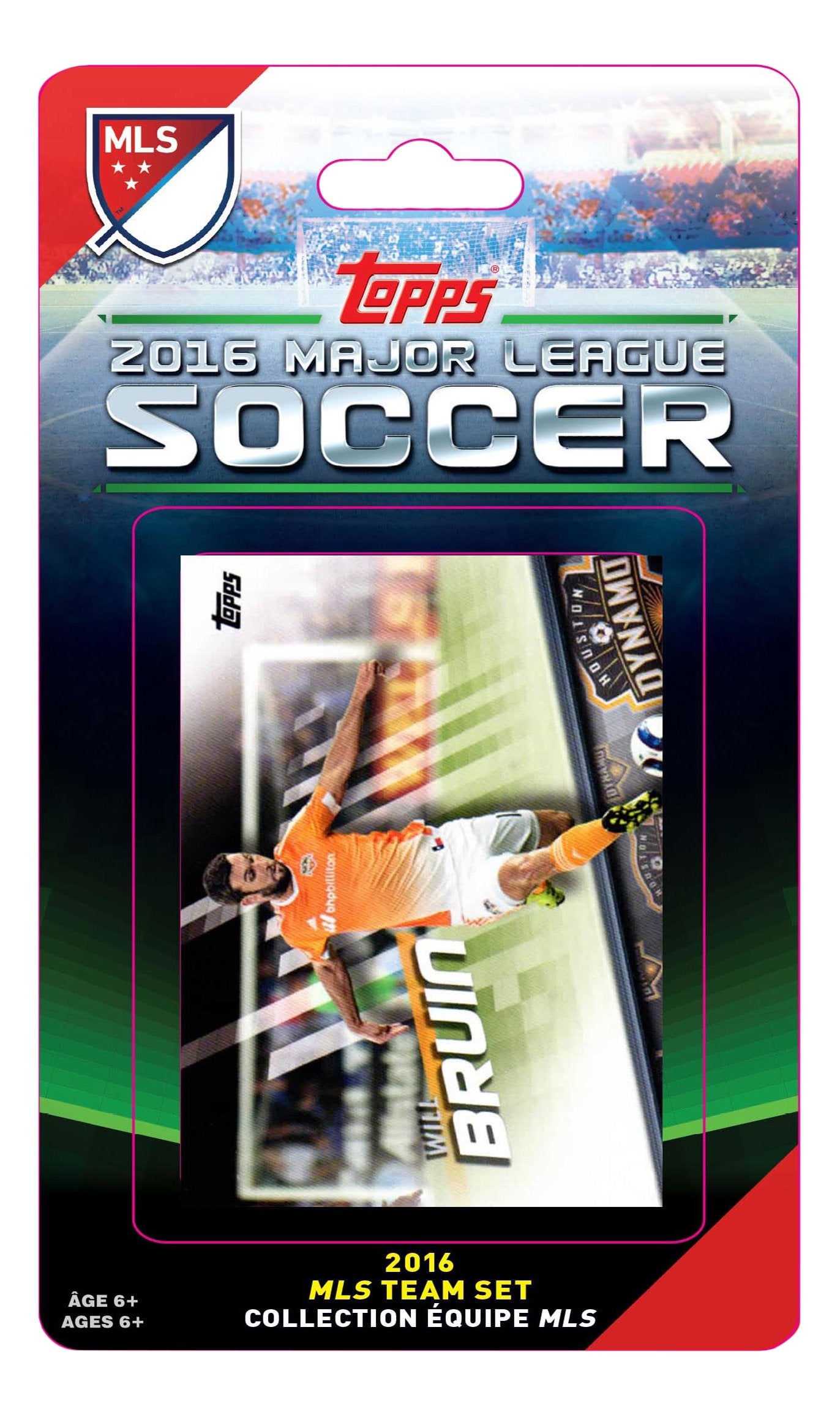MLS Houston Dynamo Licensed 2016 Topps Team Set and Storage Album