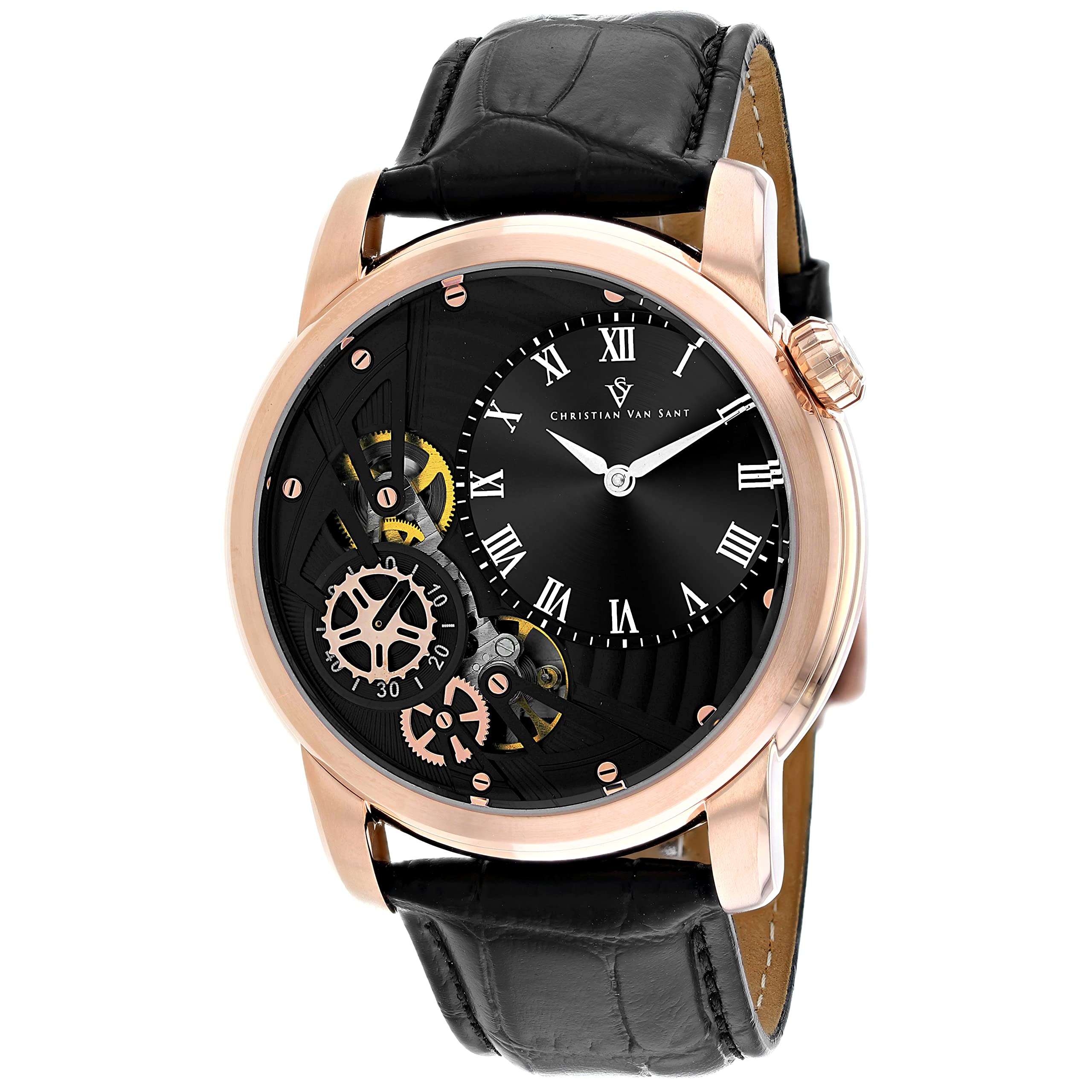 Christian Van Sant Mens Sprocket Auto-Quartz