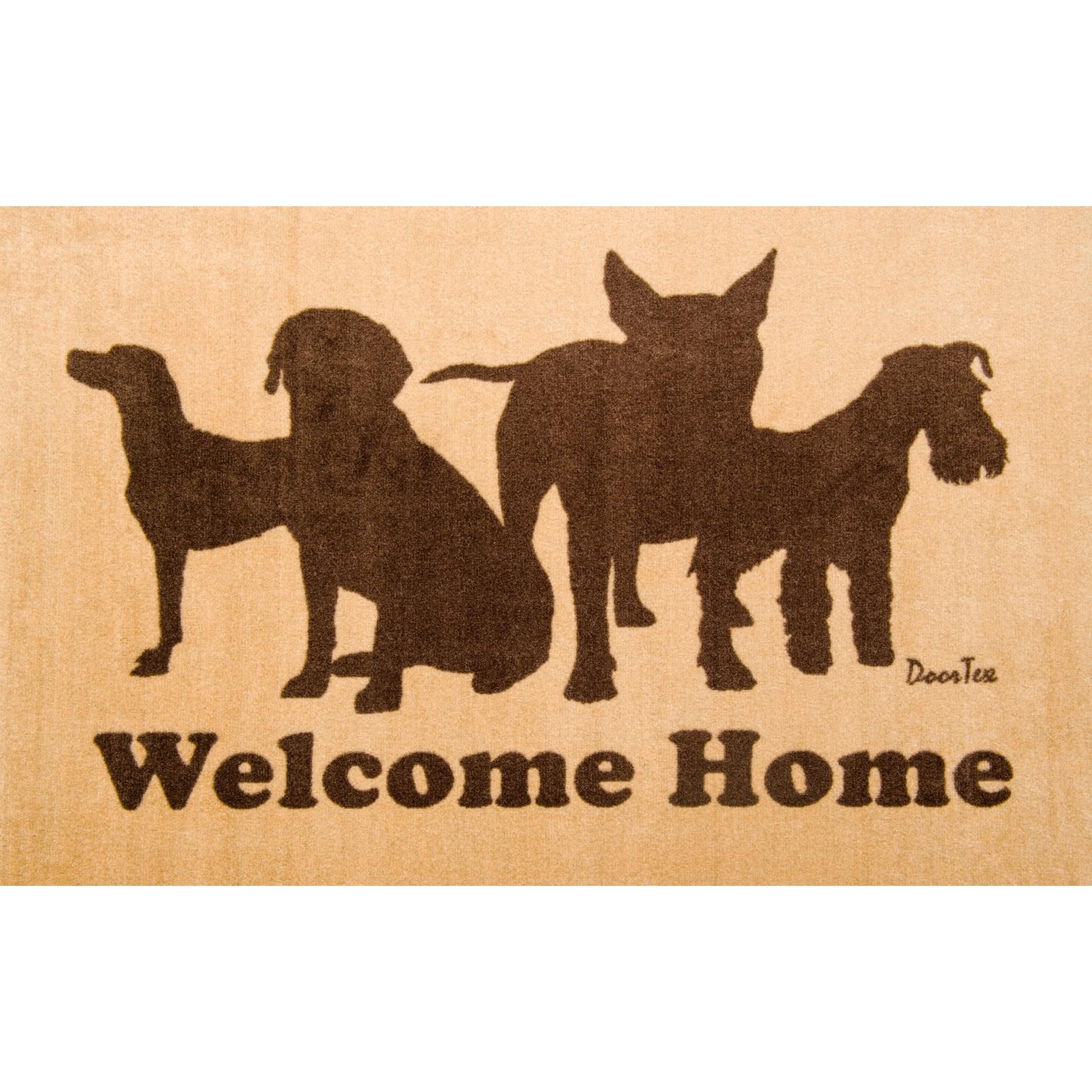 Doortex Welcome Dog Design Door Mat - 24 x 39″