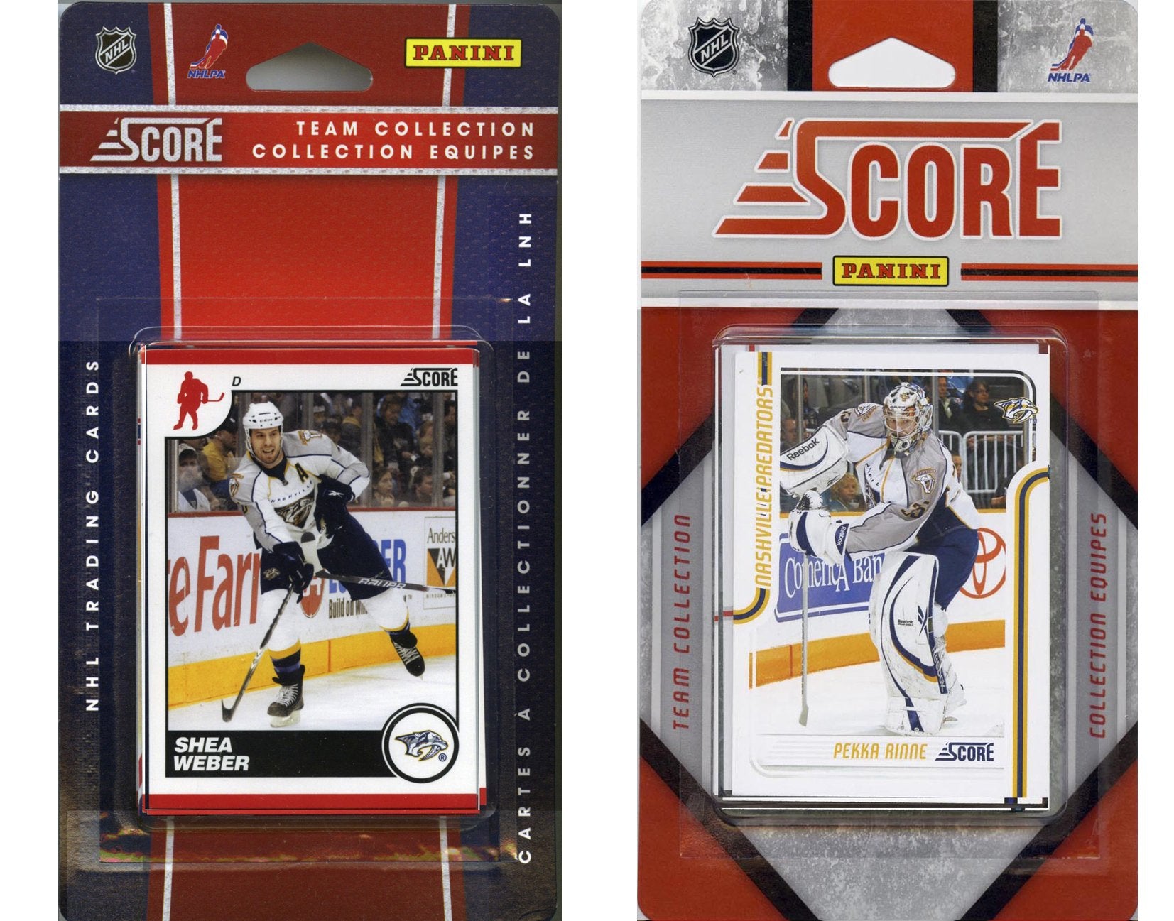 NHL Nashville Predators Licensed Score 2 Team Sets