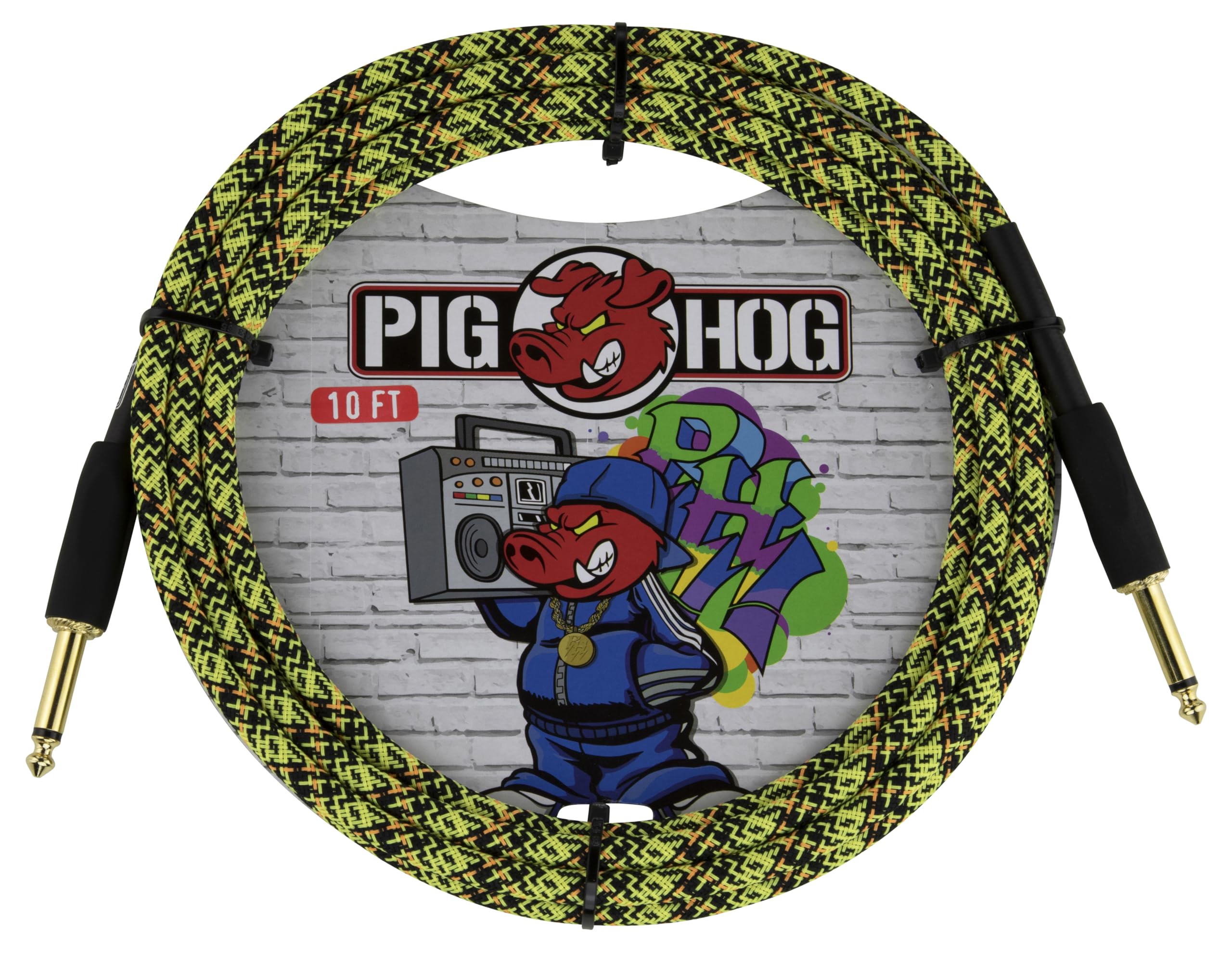 PIGHOG NSTRUMENT CABLE, 10FT STRAIGHT YG