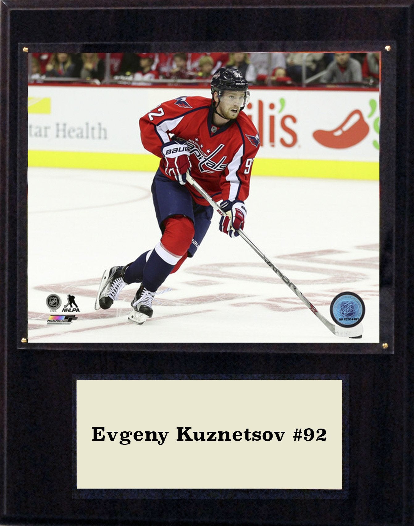 NHL 12x15″ Evgeny Kuznetsov Washington Capitals Player Plaque