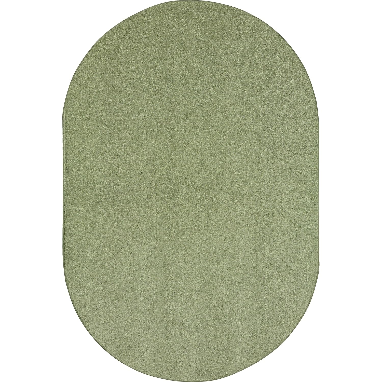 Joy Carpets Kid Essentials Endurance 6 x 9 Oval Indoor Area Rug in Color