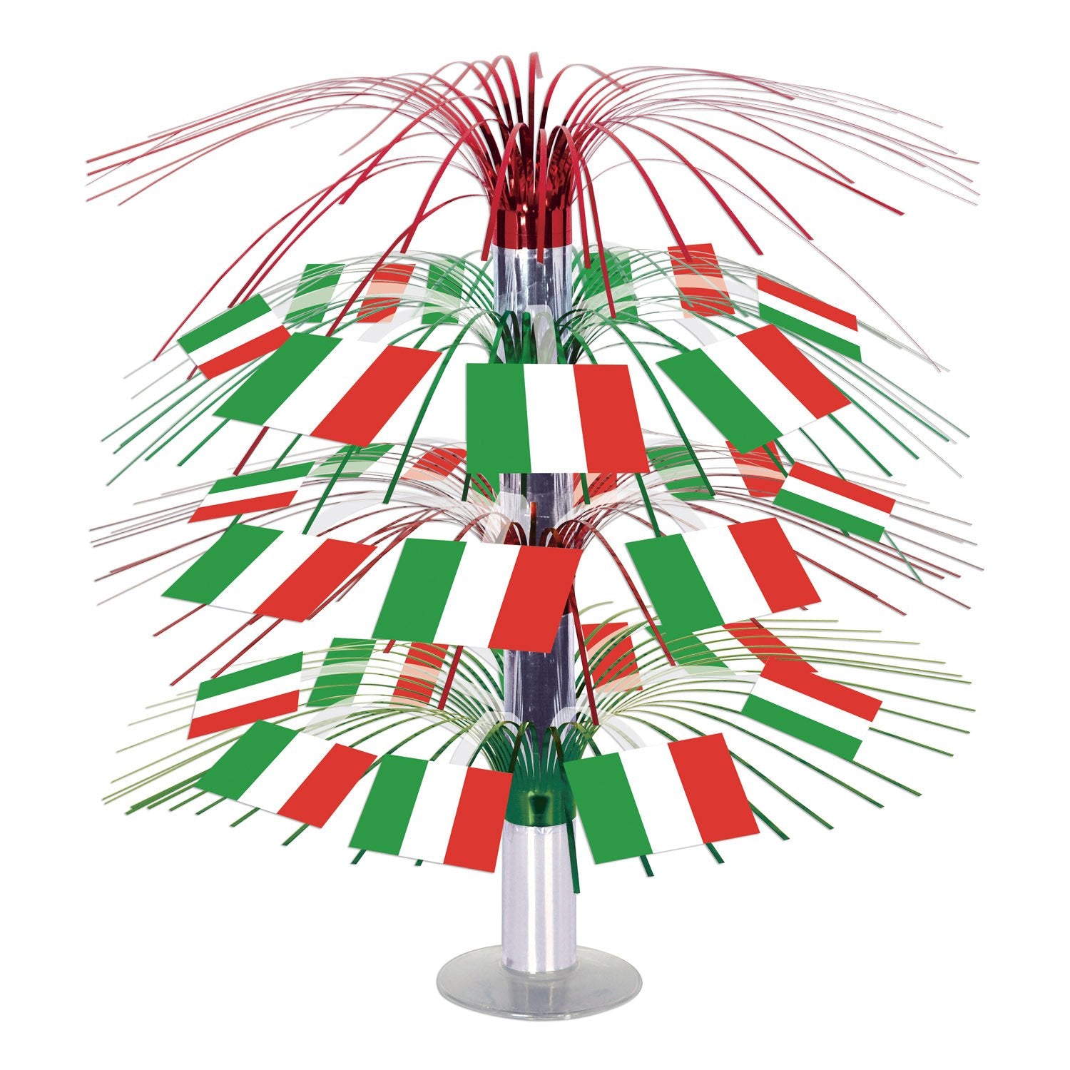 Italian Flag Cascade Centerpiece (Pack of 6)