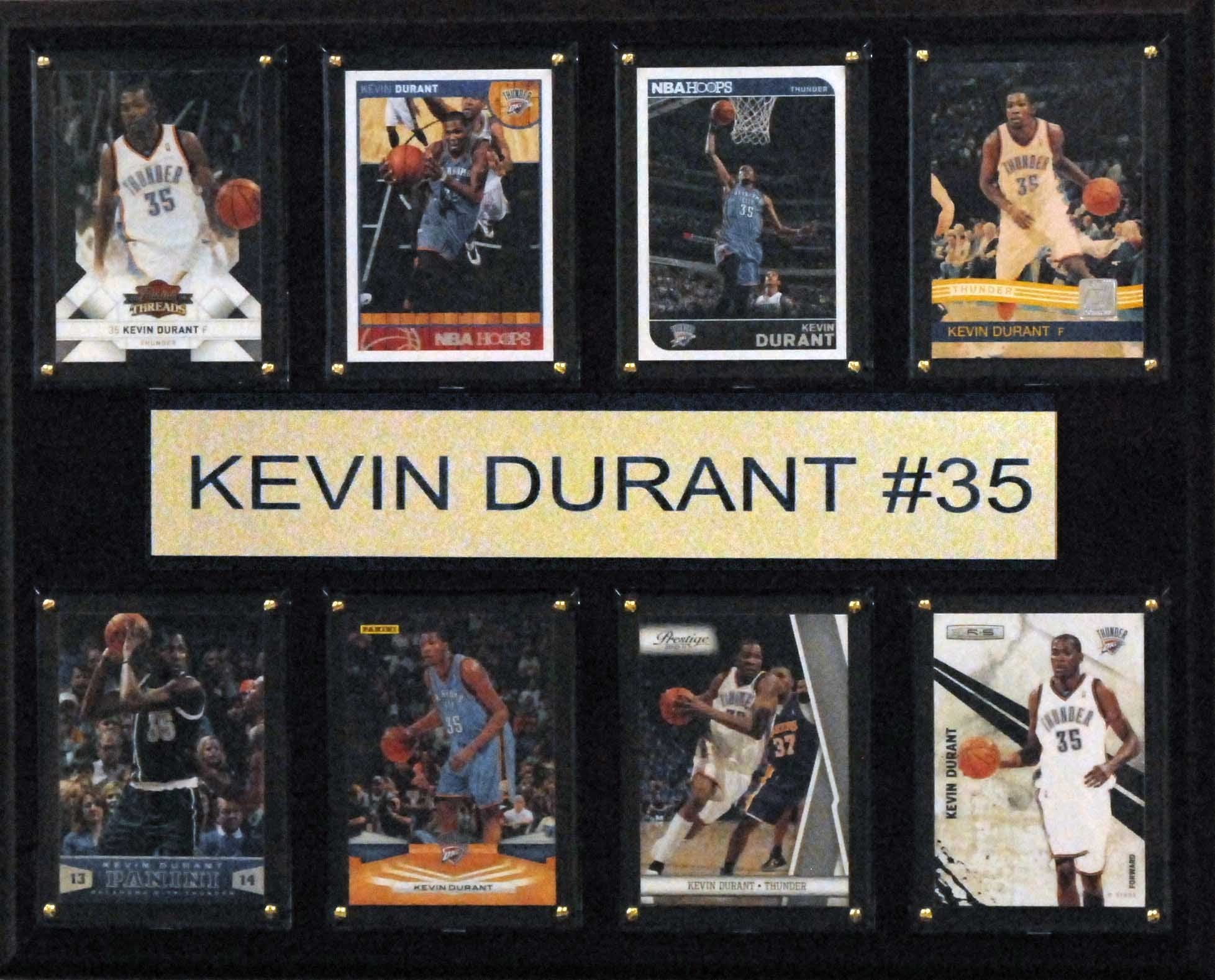 NBA 12x15″ Kevin Durant Oklahoma City Thunder 8-Card Plaque