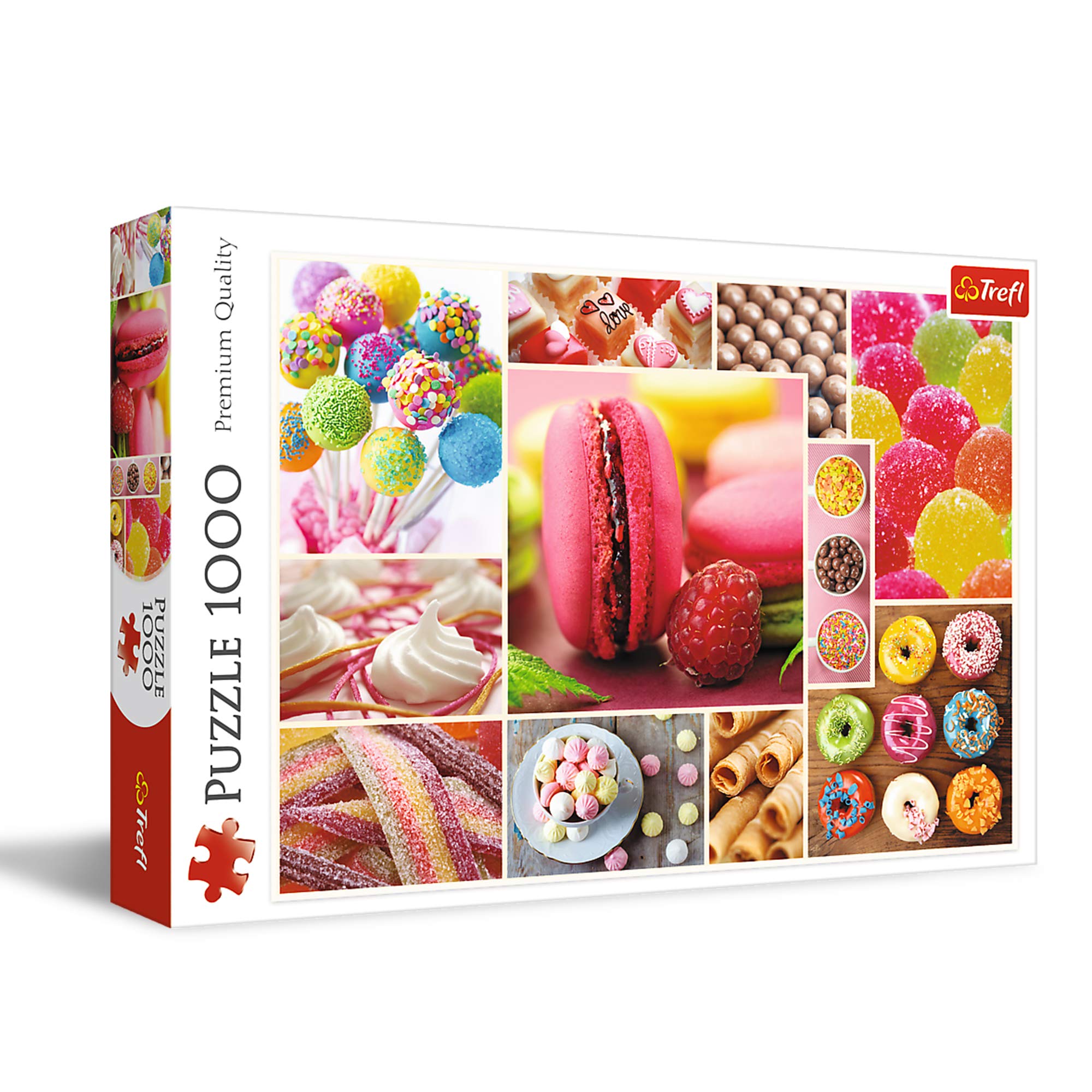 Trefl 1000 Piece Jigsaw Puzzles, Candy, Collage
