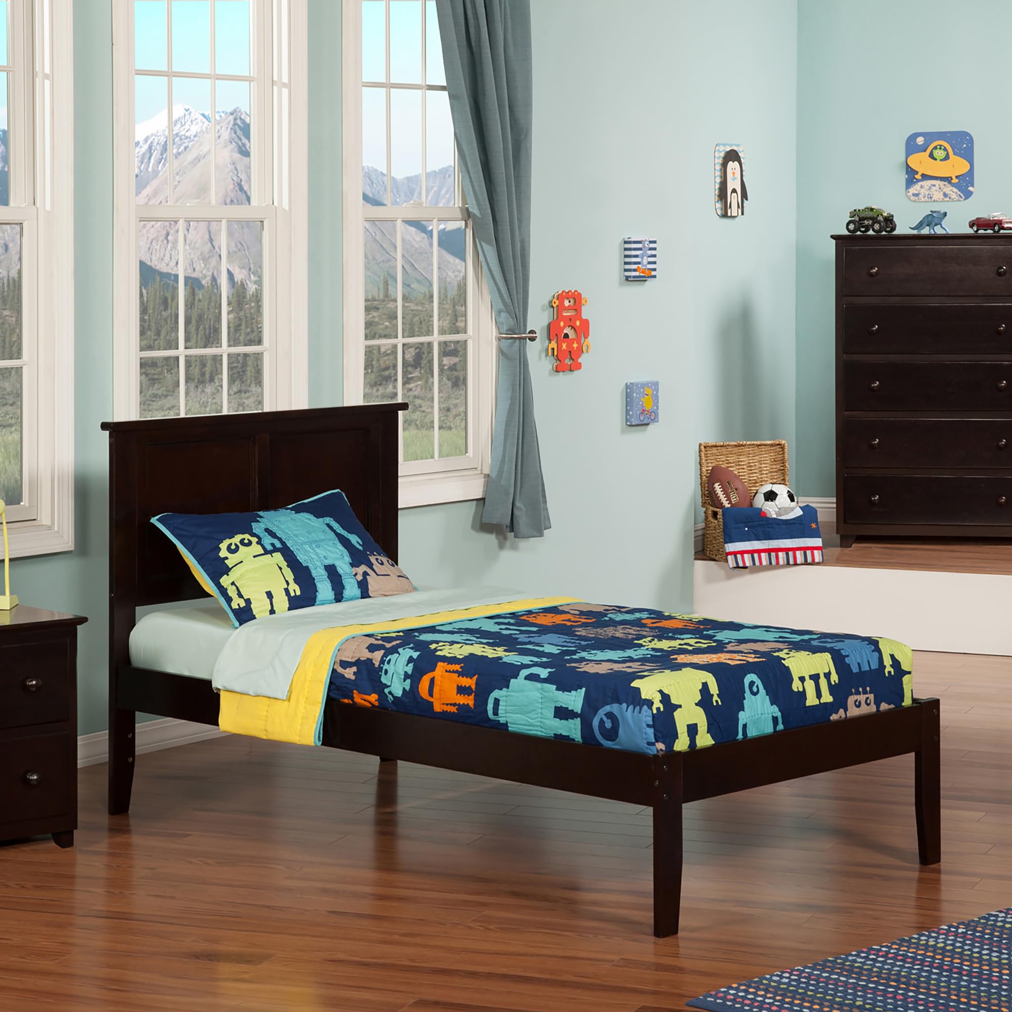 Madison Twin XL Platform Bed in Espresso