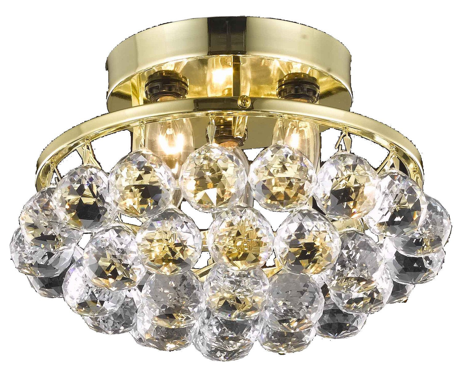 Corona Collection 3-Light Chrome Fix With Clear Royal Cut Crystal
