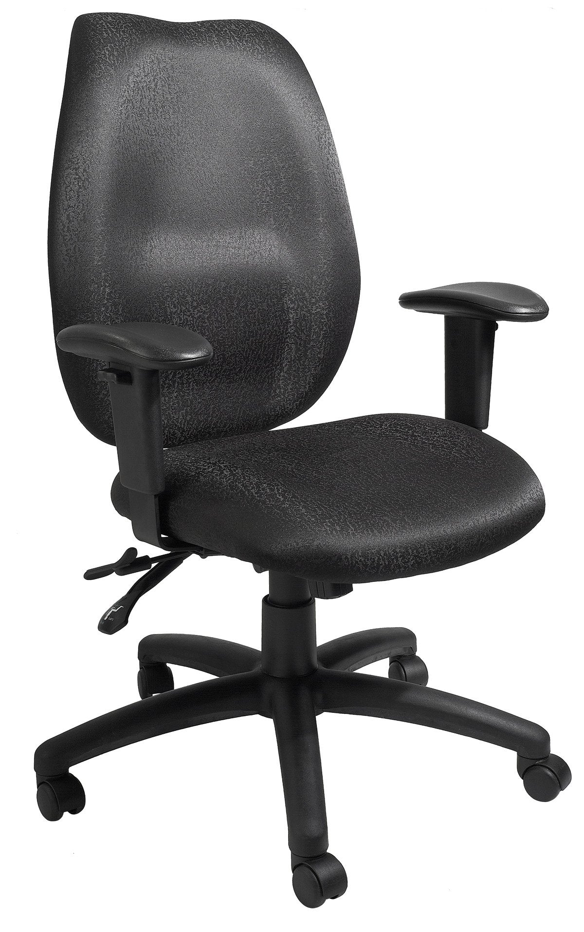 Boss Office Products Black High Back Task Chair W/ Seat Slider