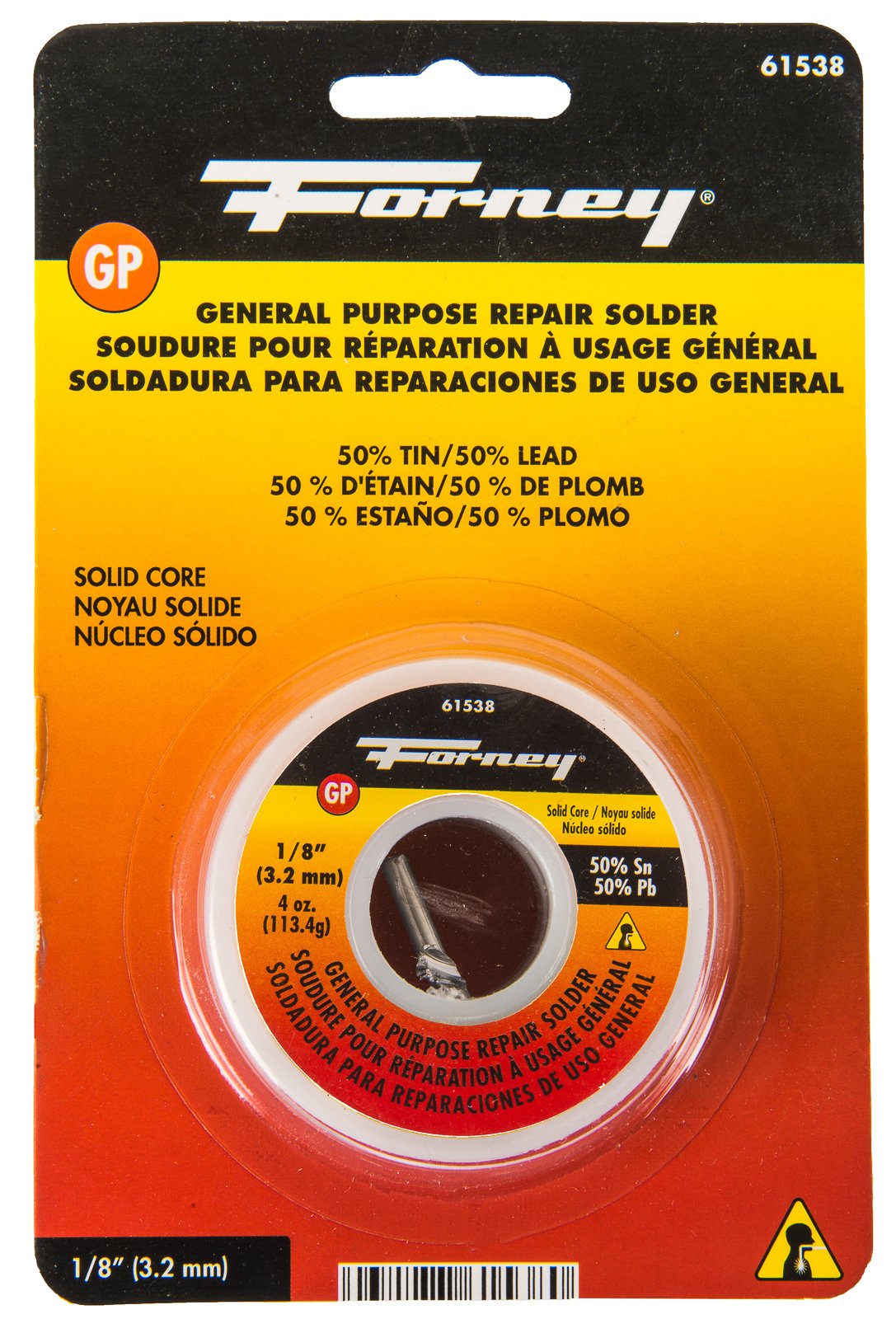 Forney 61538 Solid Solder, 18