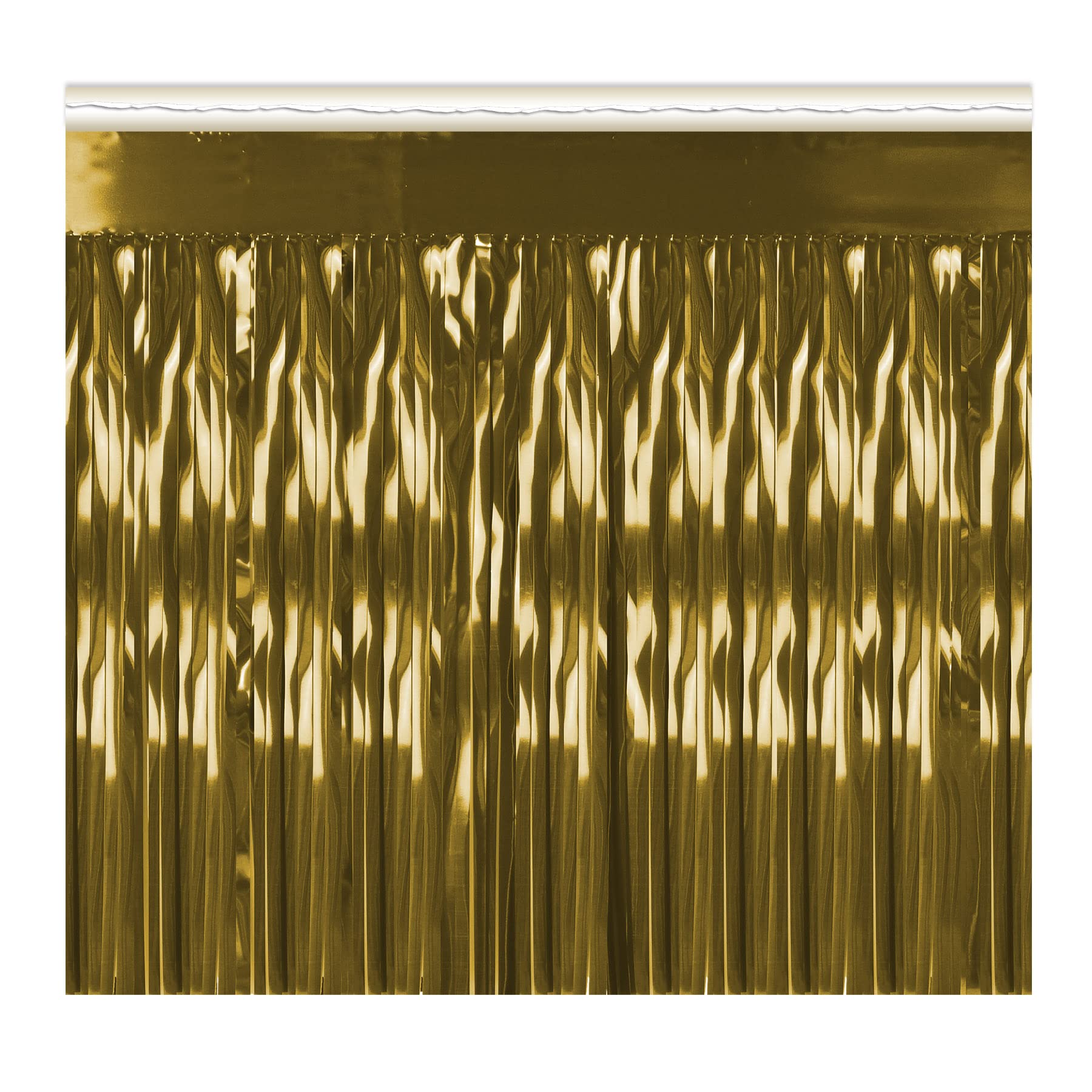 2-Ply FR Metallic Fringe Drape