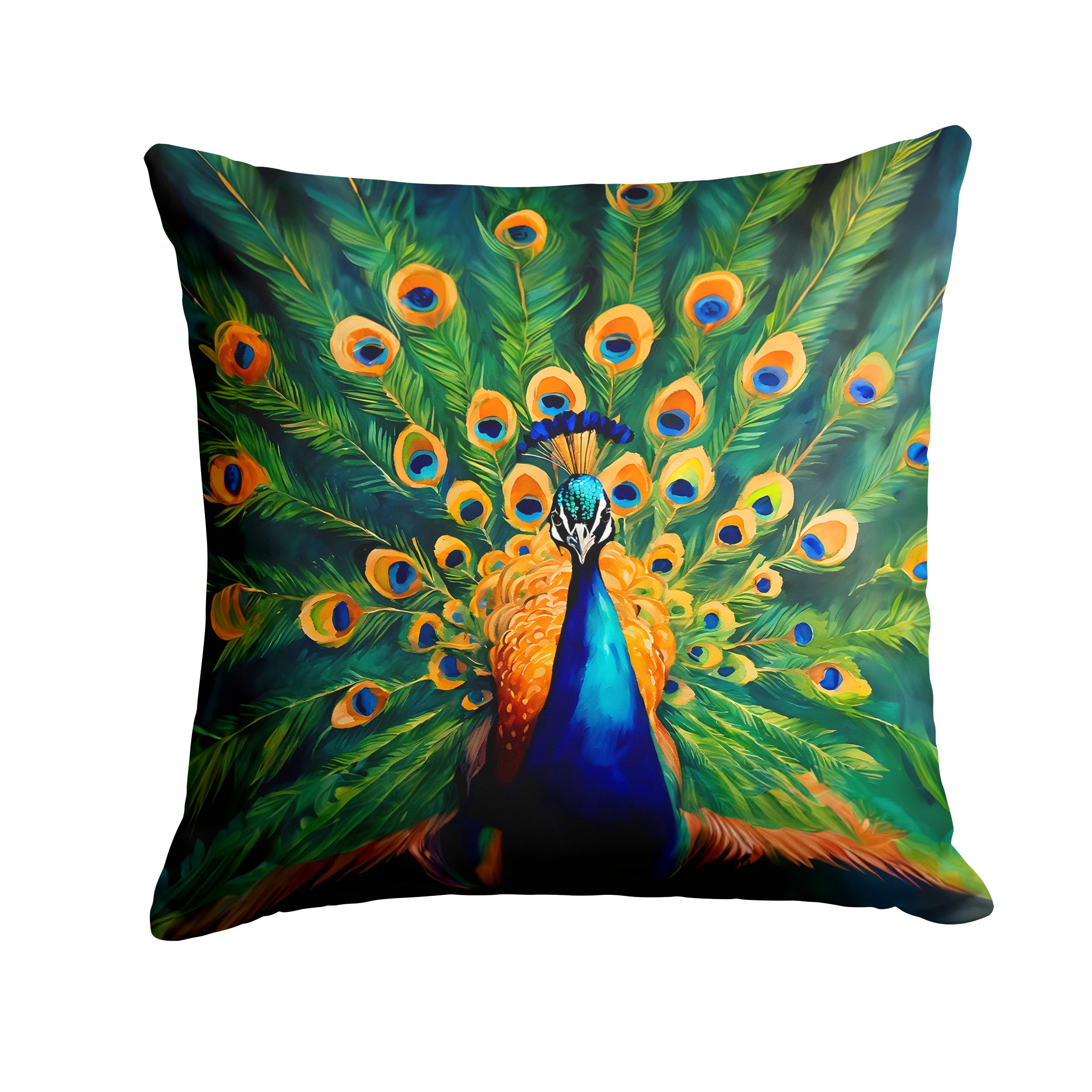 Peacock Throw Pillow