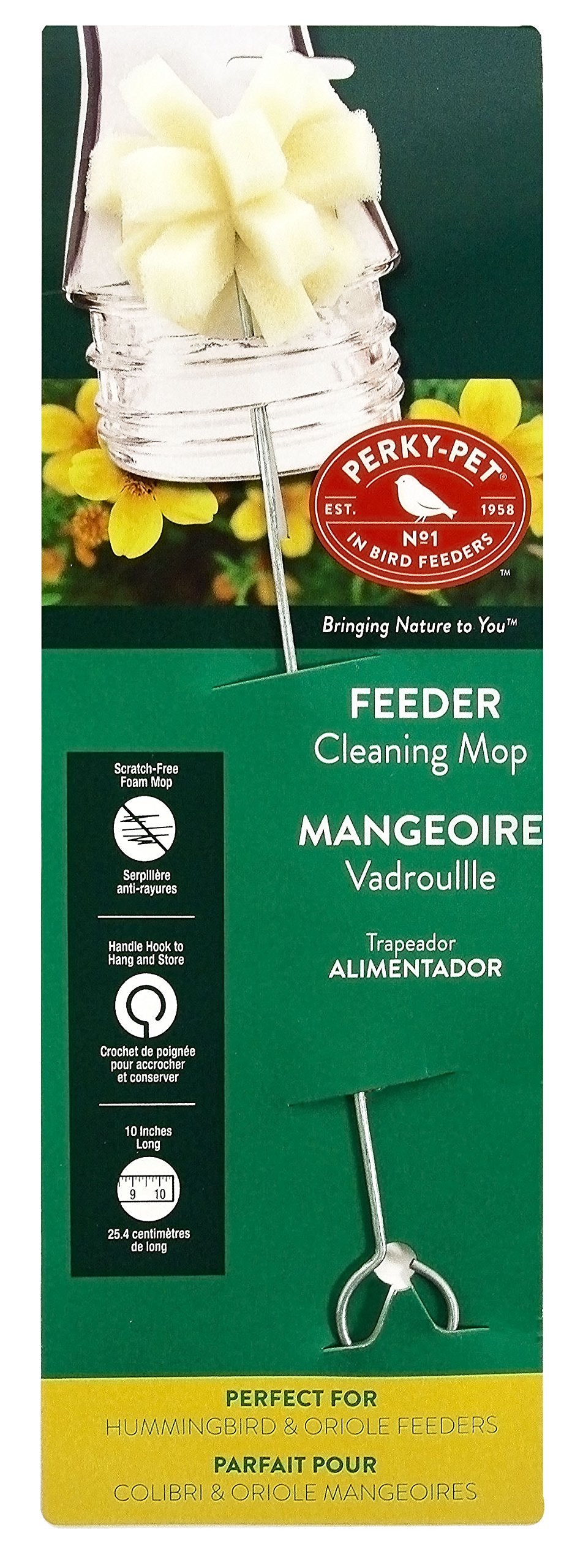 Perky-Pet 23T Bird Feeder Foam Cleaning Mop