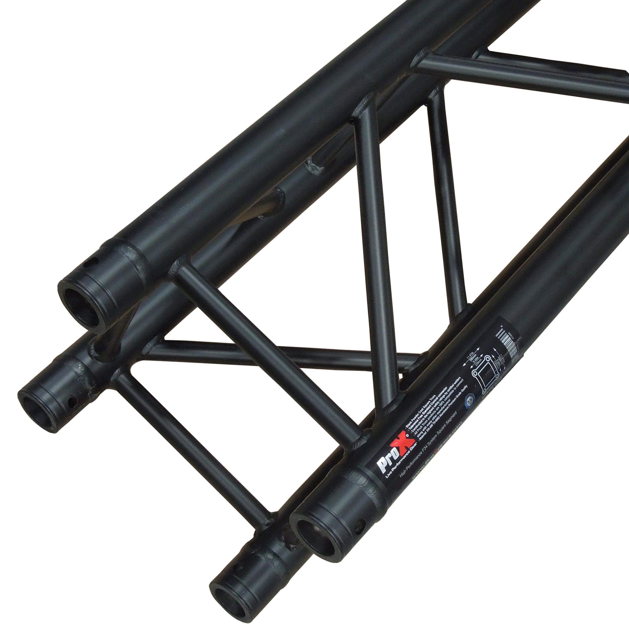 Prox Xt-Sq328Blk 3.28Ft - 1.00M F34 Segment Black Powder Coated | 2Mm Wall