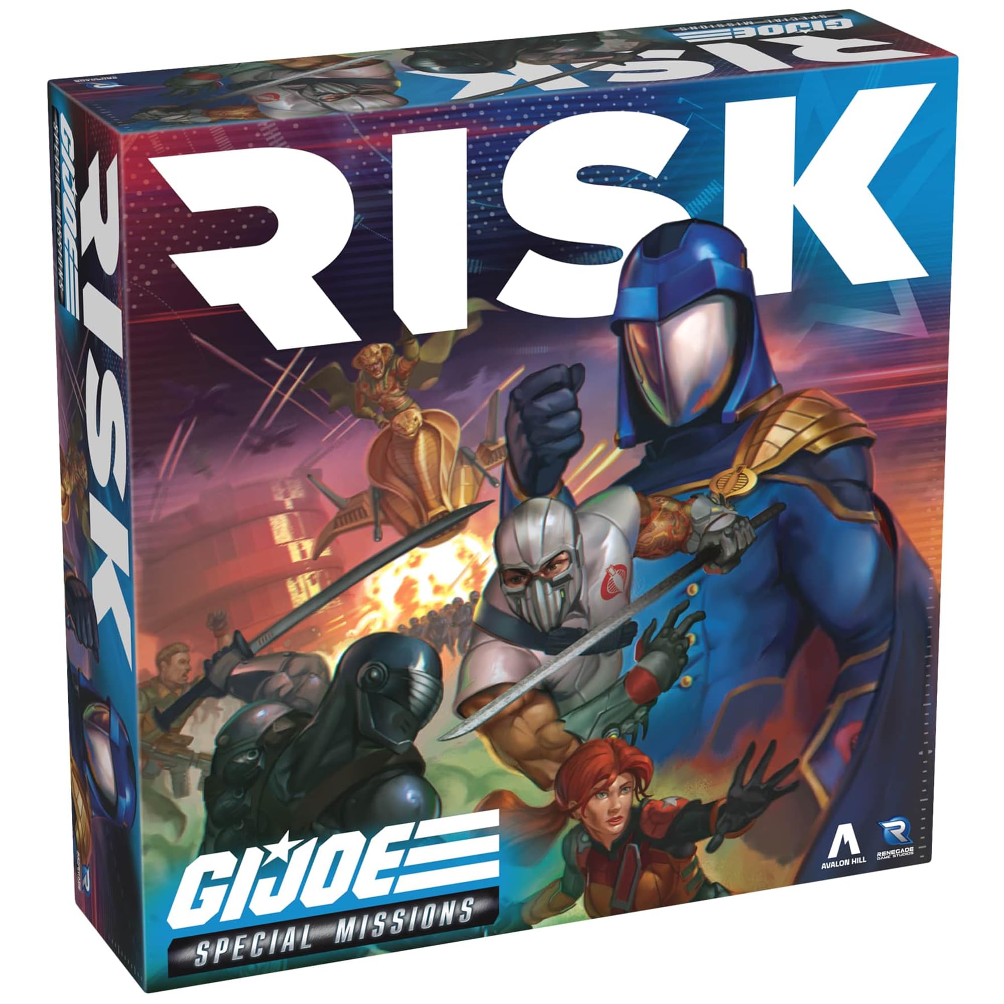 Renegade Game Studios G.I. Joe: Special Missions Strategy Board Game with 252 Miniatures & Tactical Scenarios