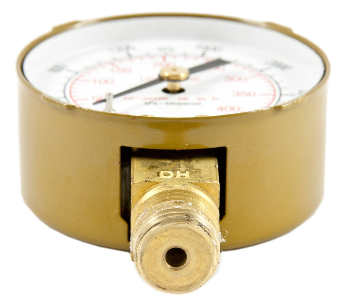 Forney 87728 Acetylene Gauge, High Pressure, 2-Inch-By-14-Inch Npt, 0-400 Psi
