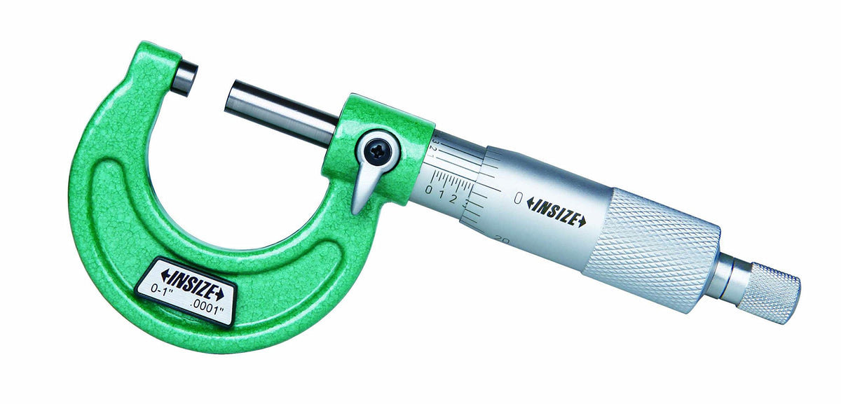 Insize 3203-2A Outside Micrometer, 1-2, Graduation .0001
