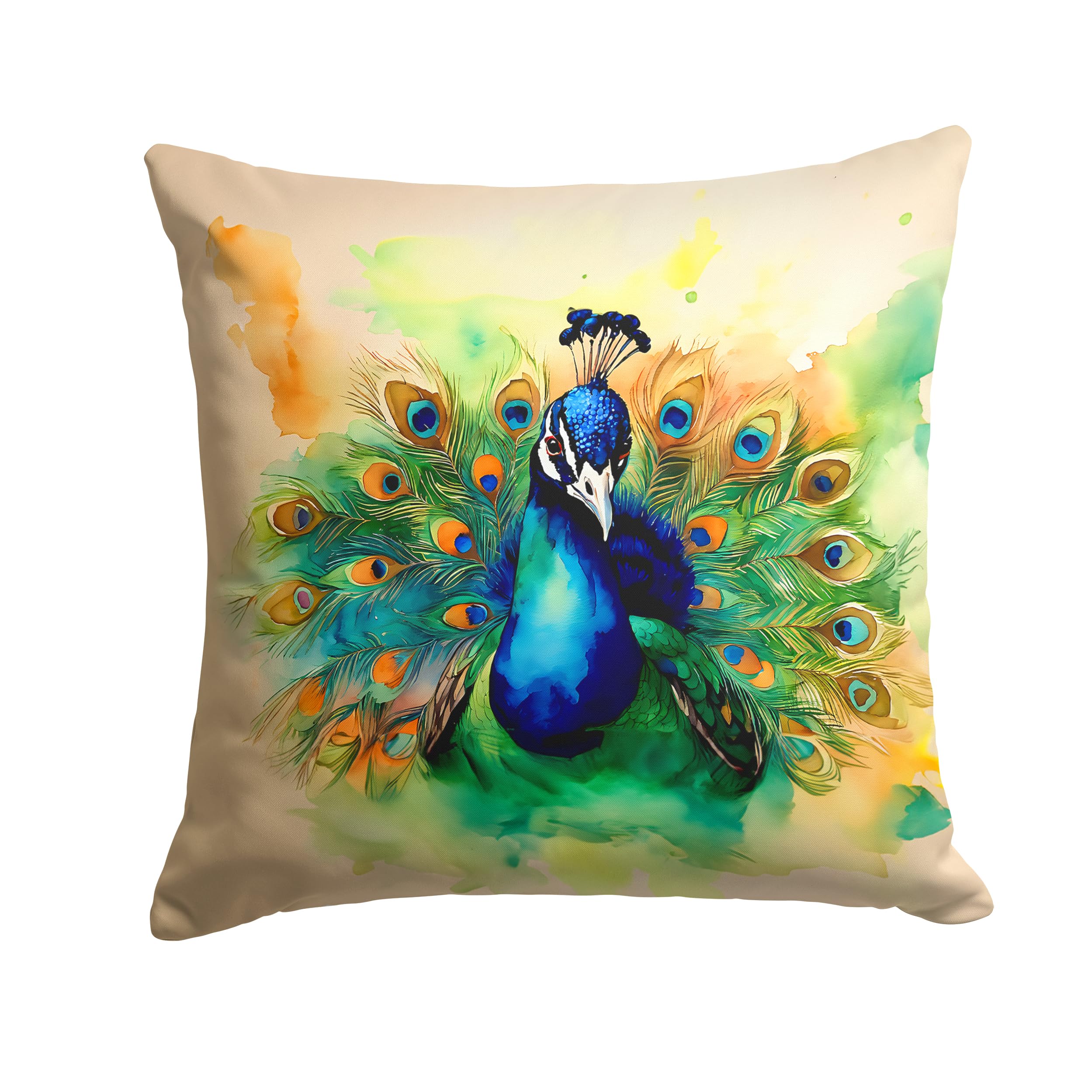 Peacock Throw Pillow