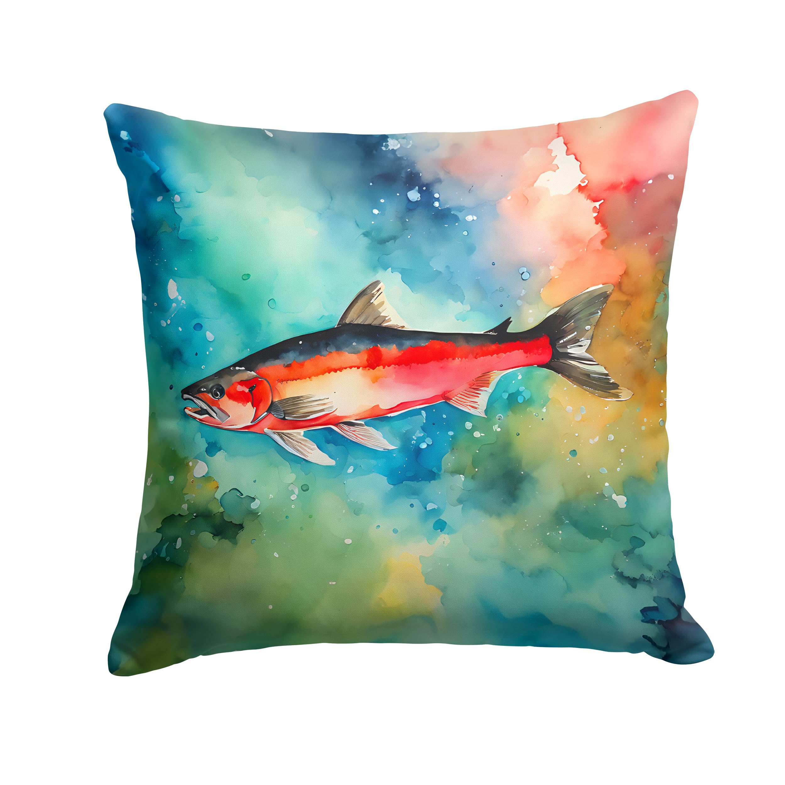 Salmon Throw Pillow
