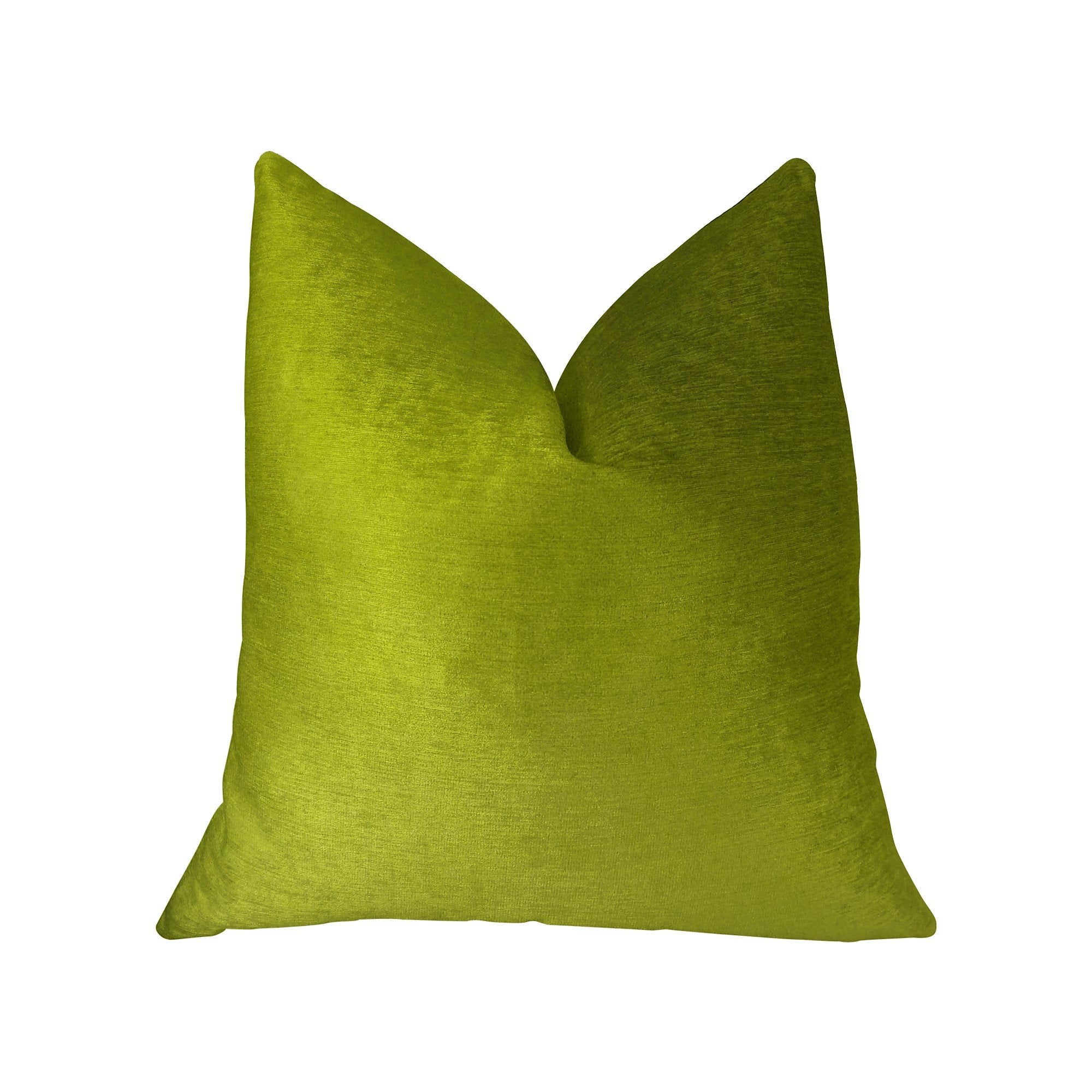 Plutus Brands Plutus Contentment Grass Handmade Throw Pillow, 16 X 16, Green