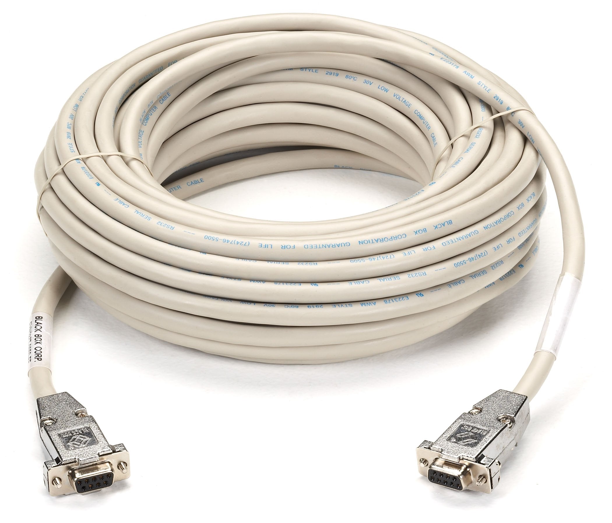 50-FT RS232 SHIELDED NULL MODEM