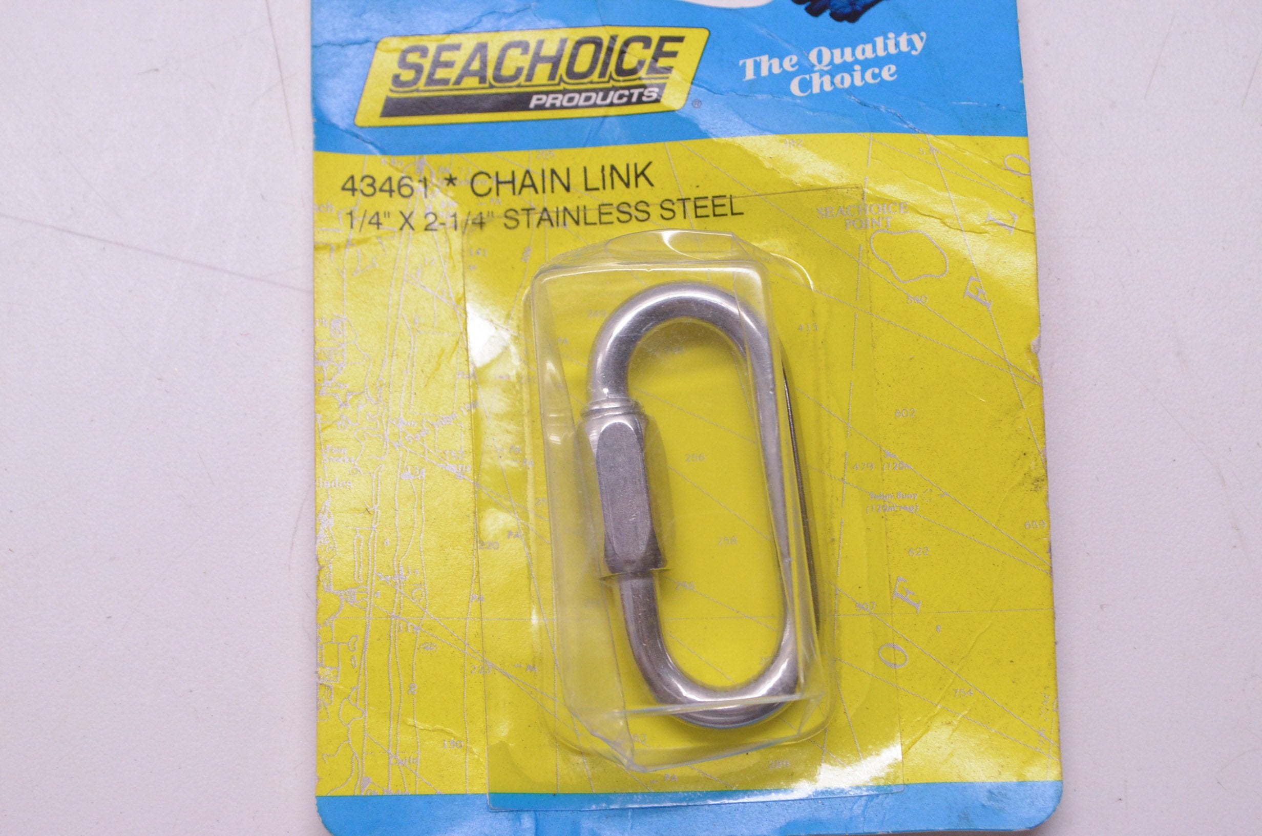 Seachoice Polished Stainless Steel 2-14 In L X 14 In W Chain Link 1 Pk