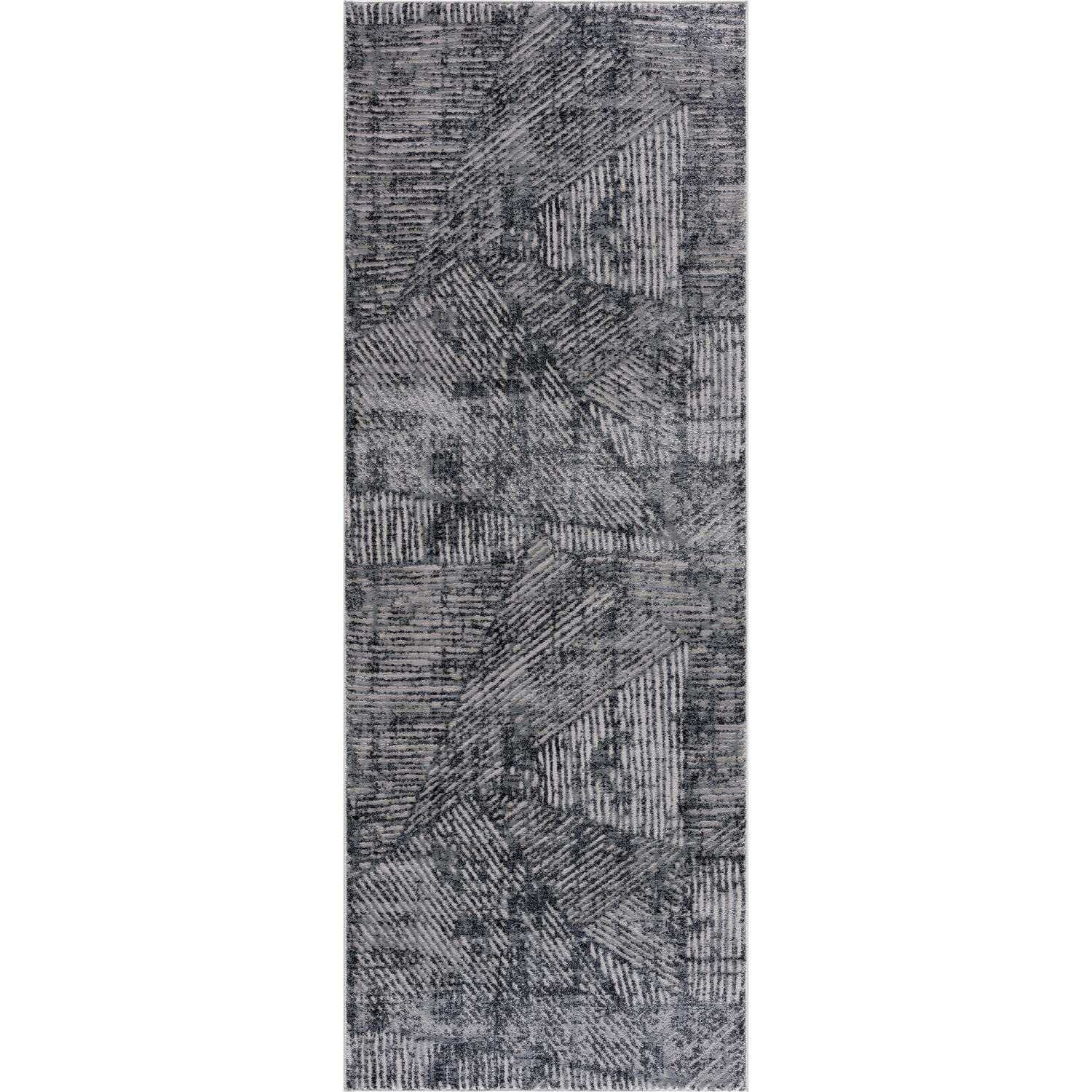 United Weavers Reserve Moodys Grey Runner Rug 27 x 72”