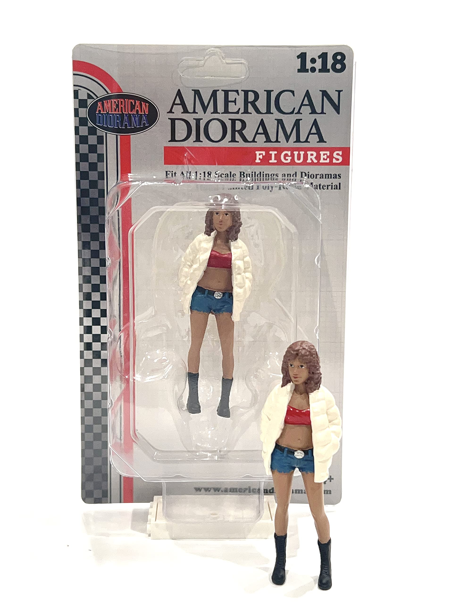 Hip Hop Girls Figure 3 for 1/18 Scale Models by American Diorama