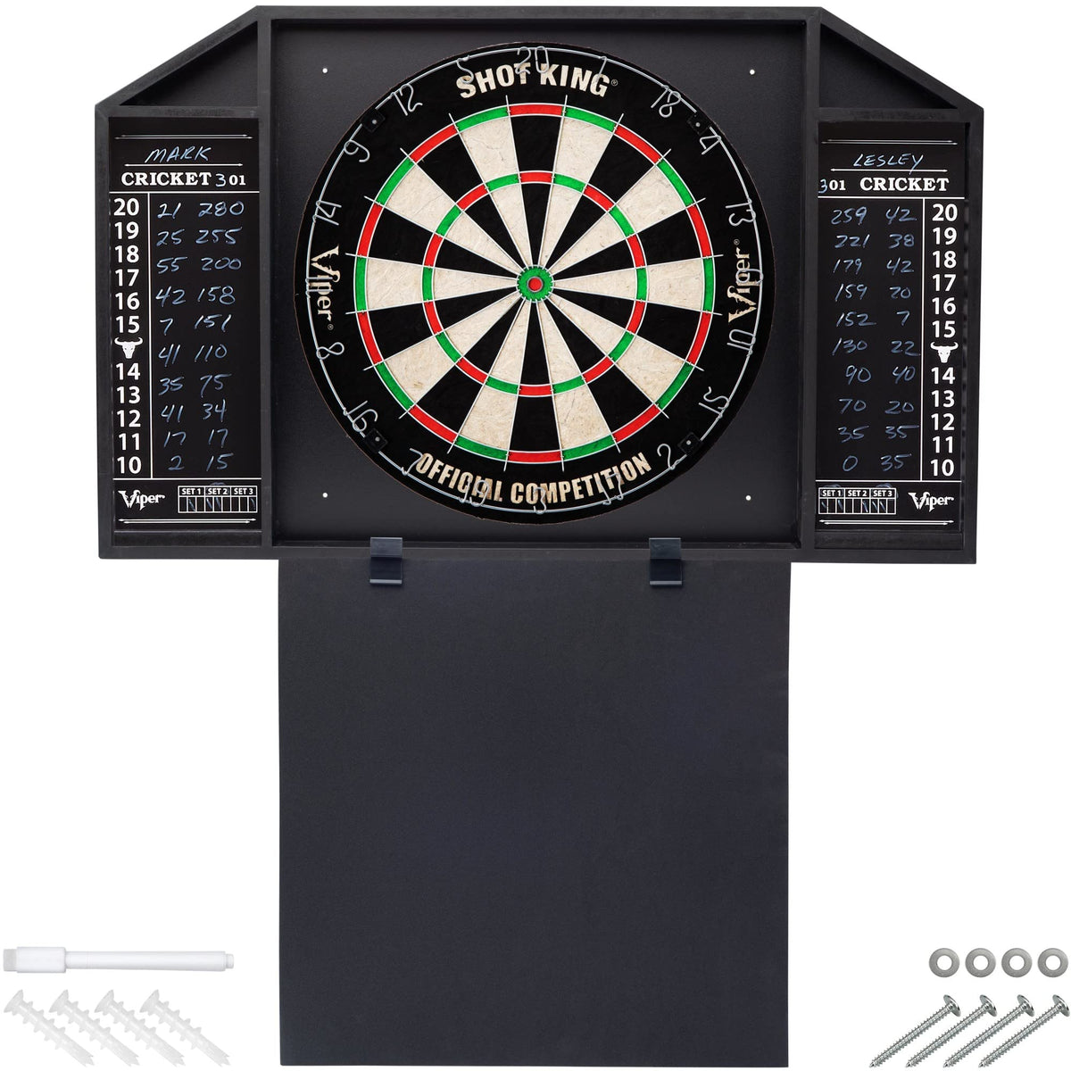 Viper By Gld Products Resolute Dart Backboard, Black