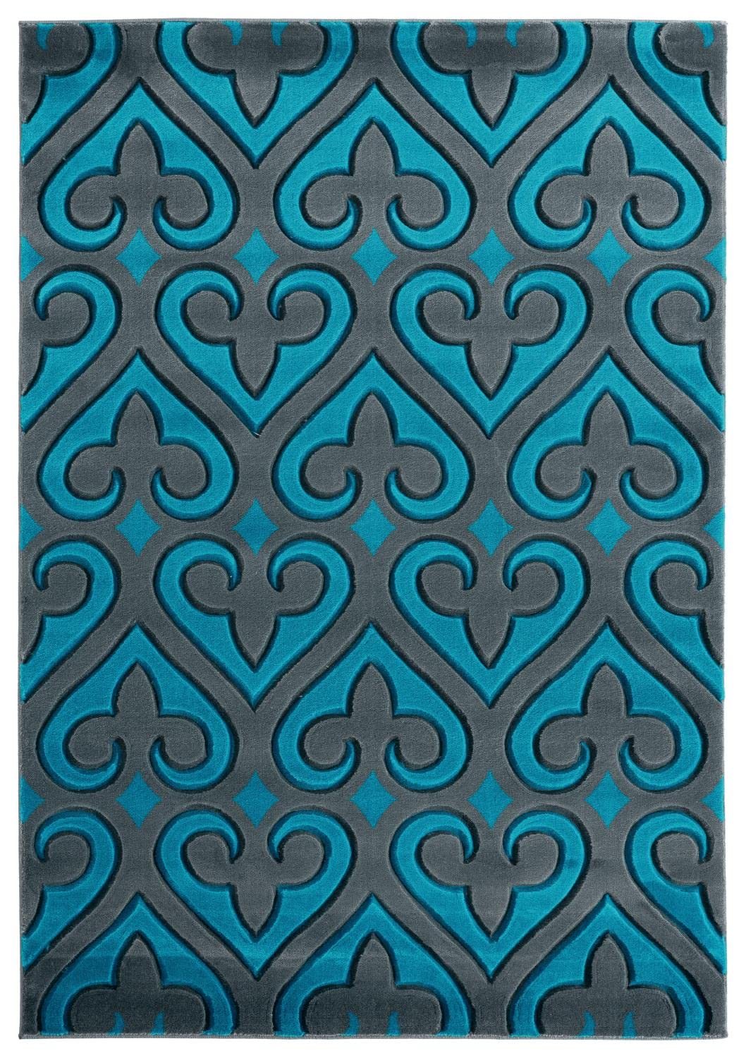 United Weavers Bristol Heartland Turquoise Runner Rug 27 x 74