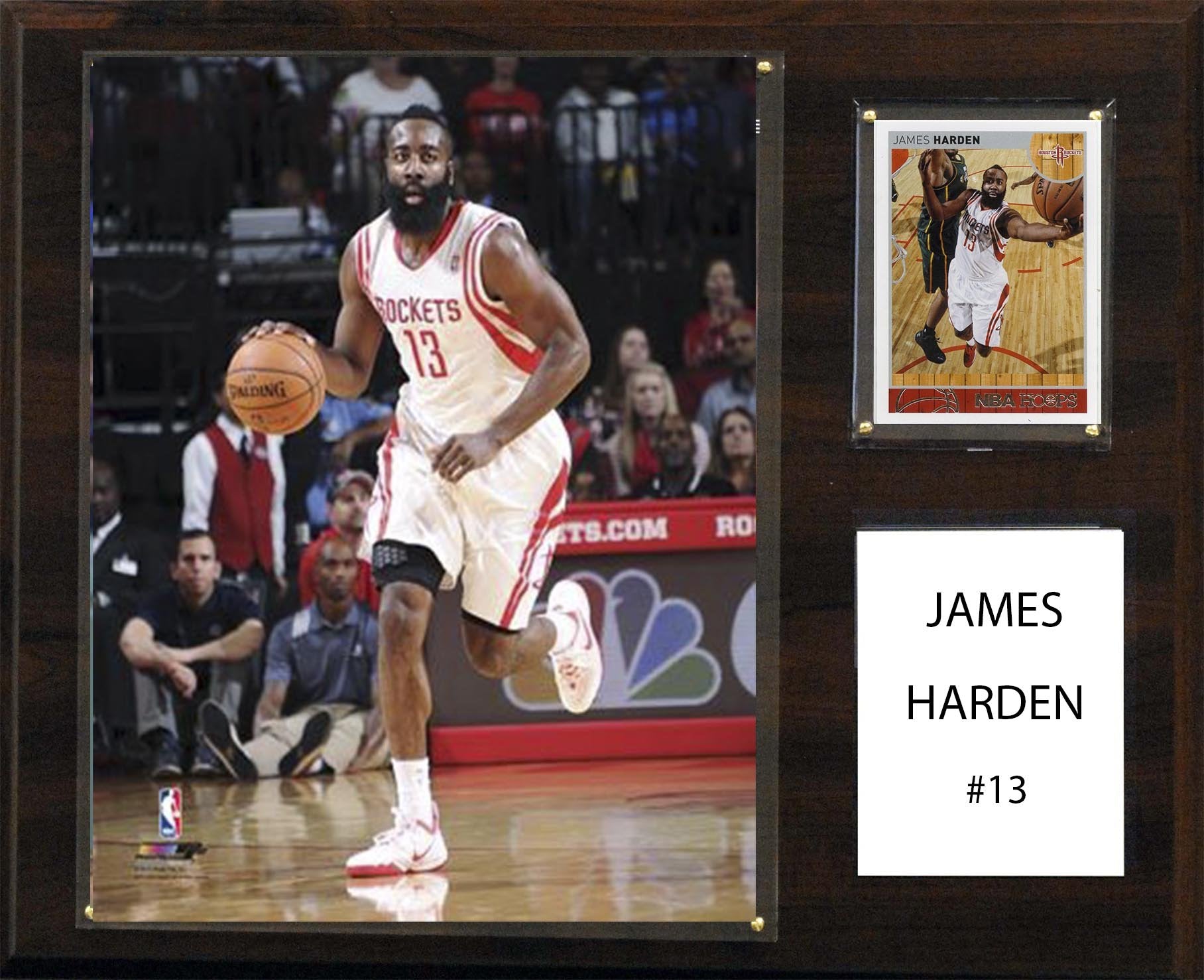 NBA 12x15″ James Harden Houston Rockets Player Plaque