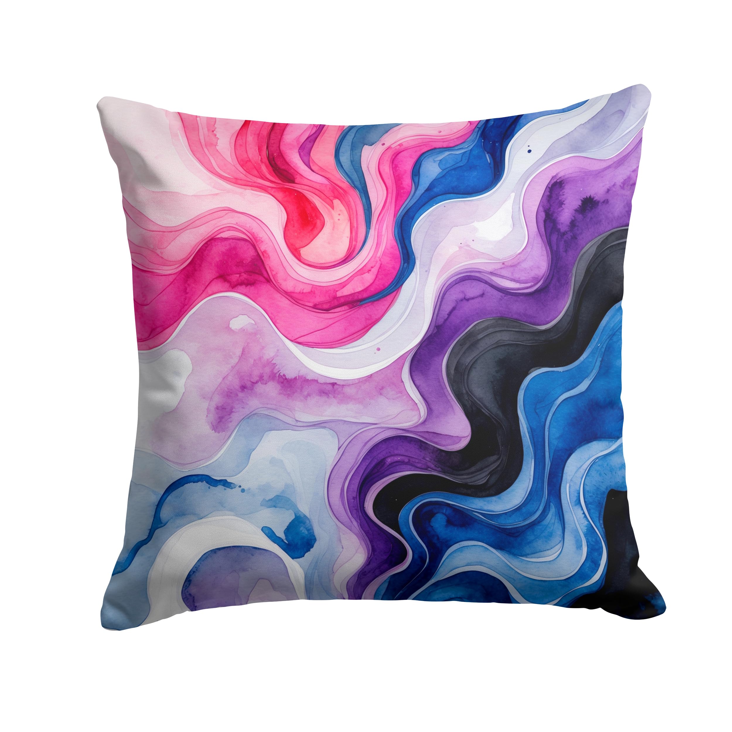 Carolines Treasures Genderfluid Pride Throw Pillow Machine Washable, Indoor Outdoor Decorative Pillow for Couch, Bed or Patio, 18Hx18W
