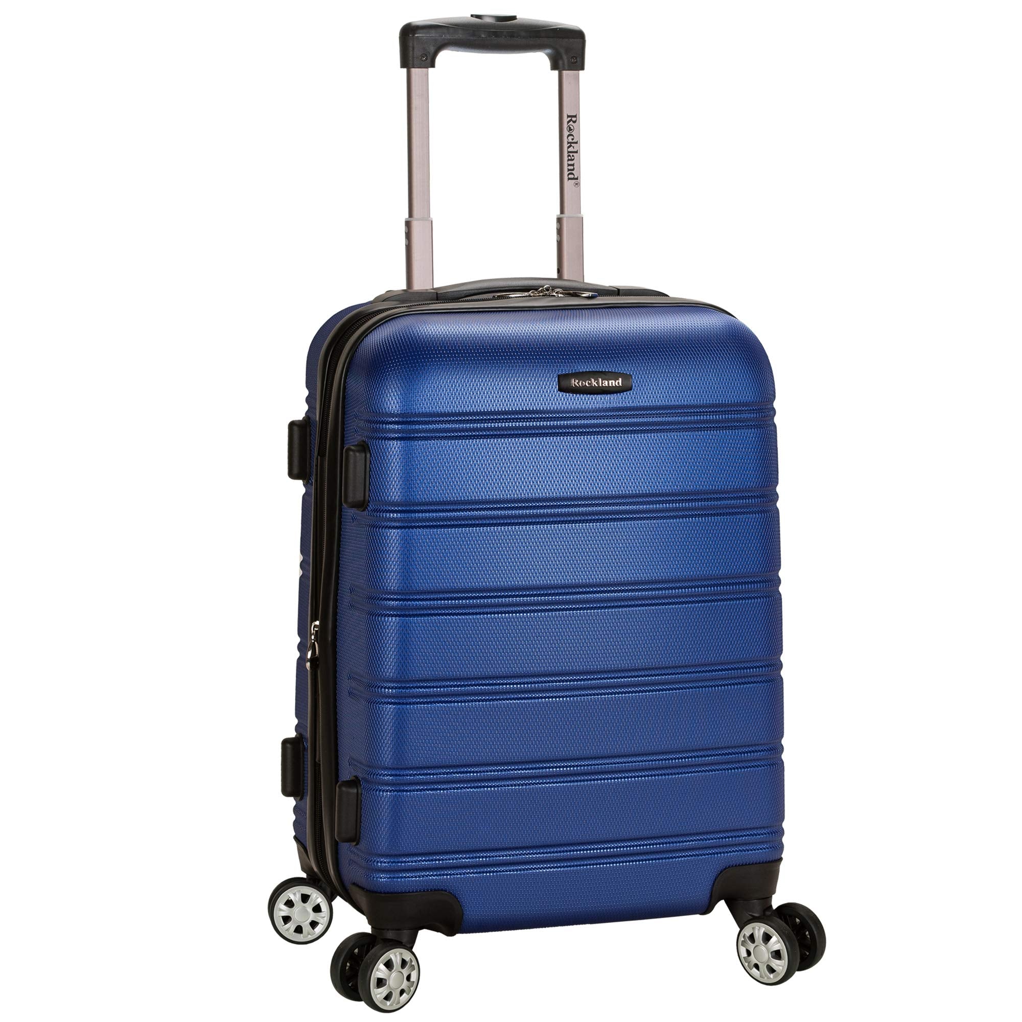 MELBOURNE 20 Inch  EXPANDABLE ABS CARRY ON - BLUE