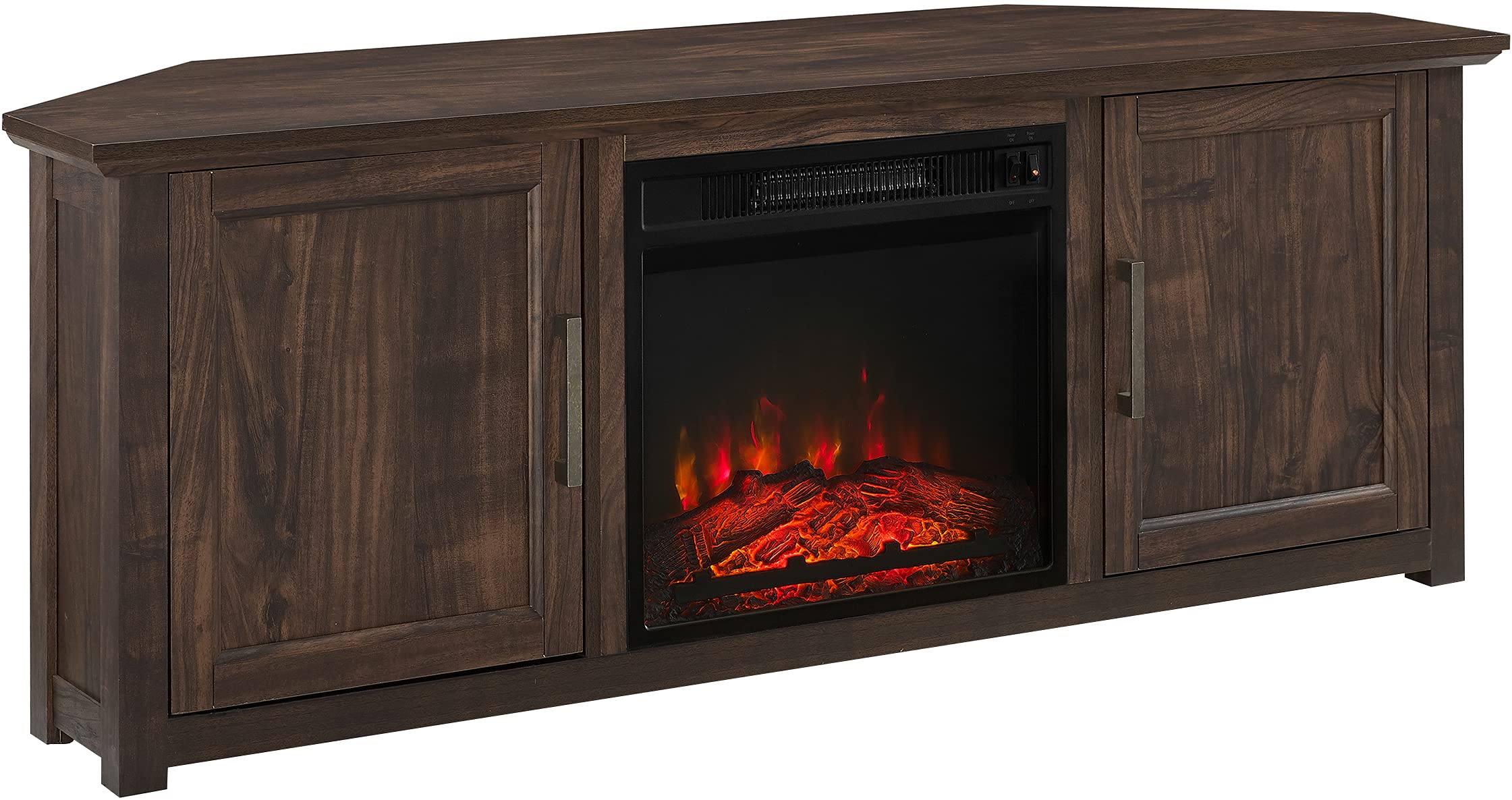 Camden 58 Corner Tv Stand W/Fireplace