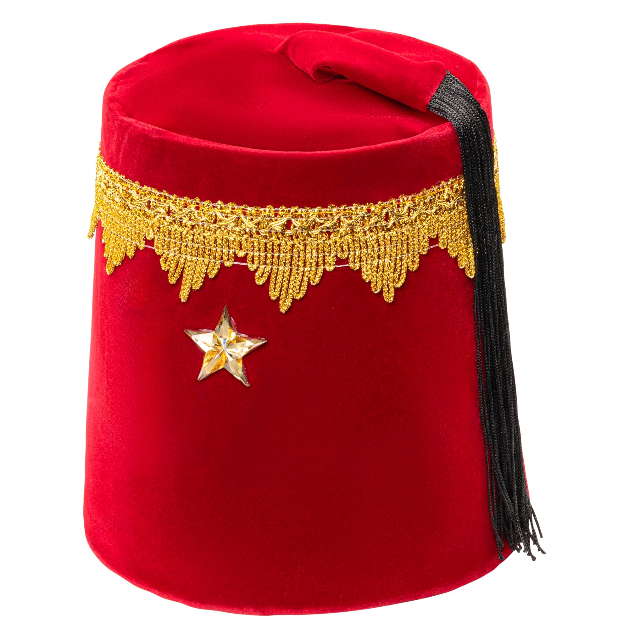 Red Tarboosh Hat - Kids