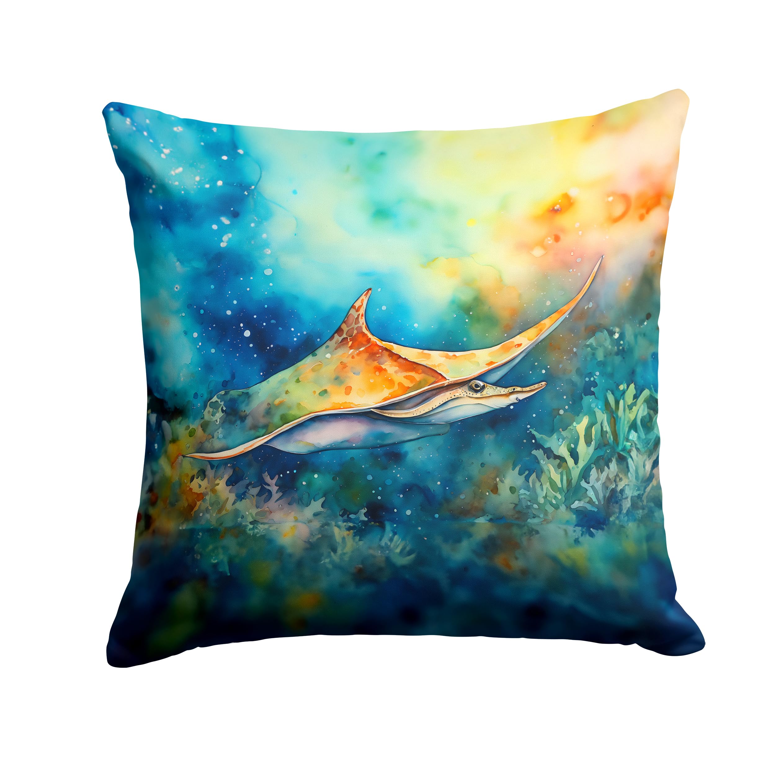 Sting Ray Throw Pillow