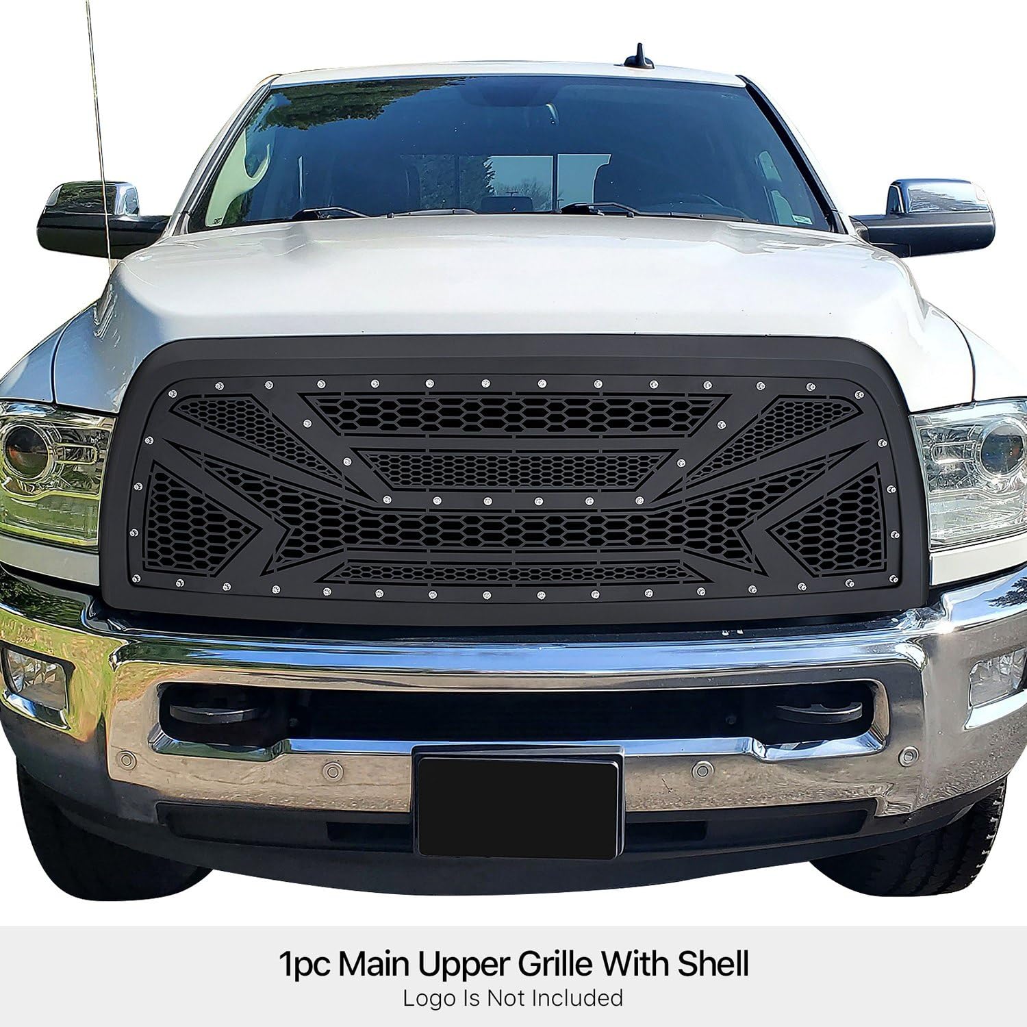 PE + Stainless Steel Main Upper Package Grille 2010-2013 Ram 2500 /2010-2013 Ram 3500
