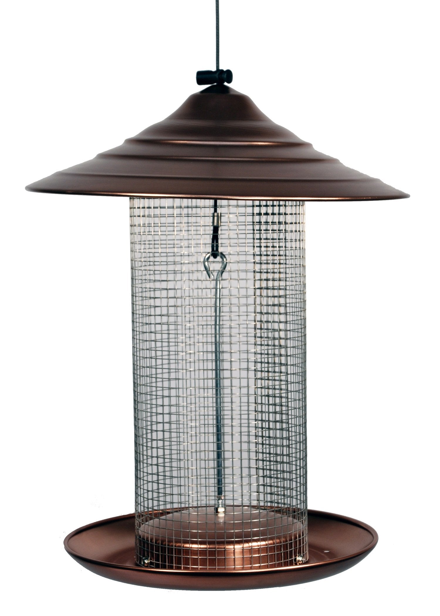 Brushed Copper Sunflower Screen Feeder