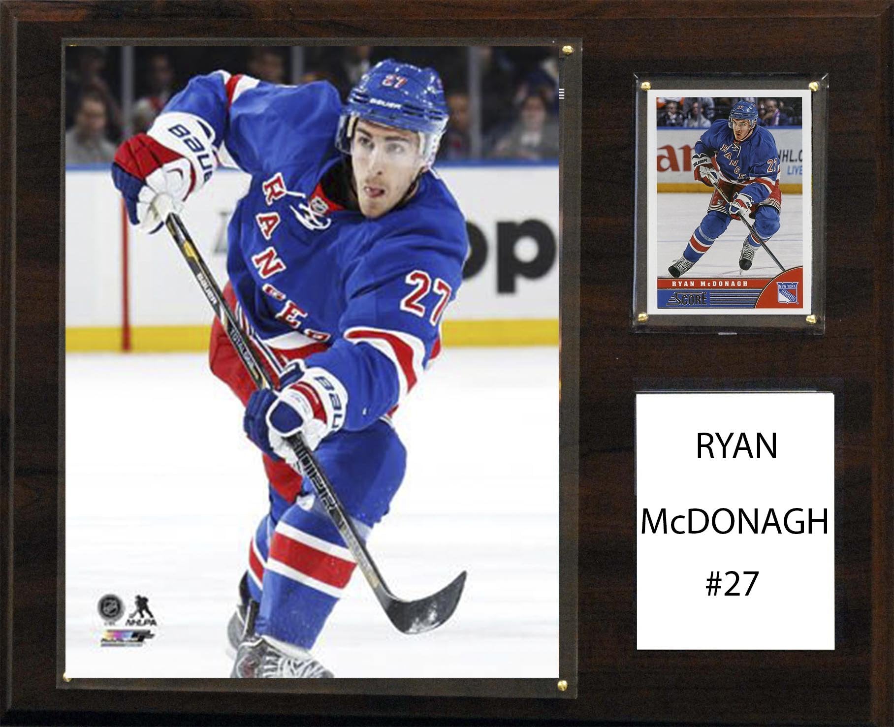 NHL 12x15″ Ryan McDonagh New York Rangers Player Plaque